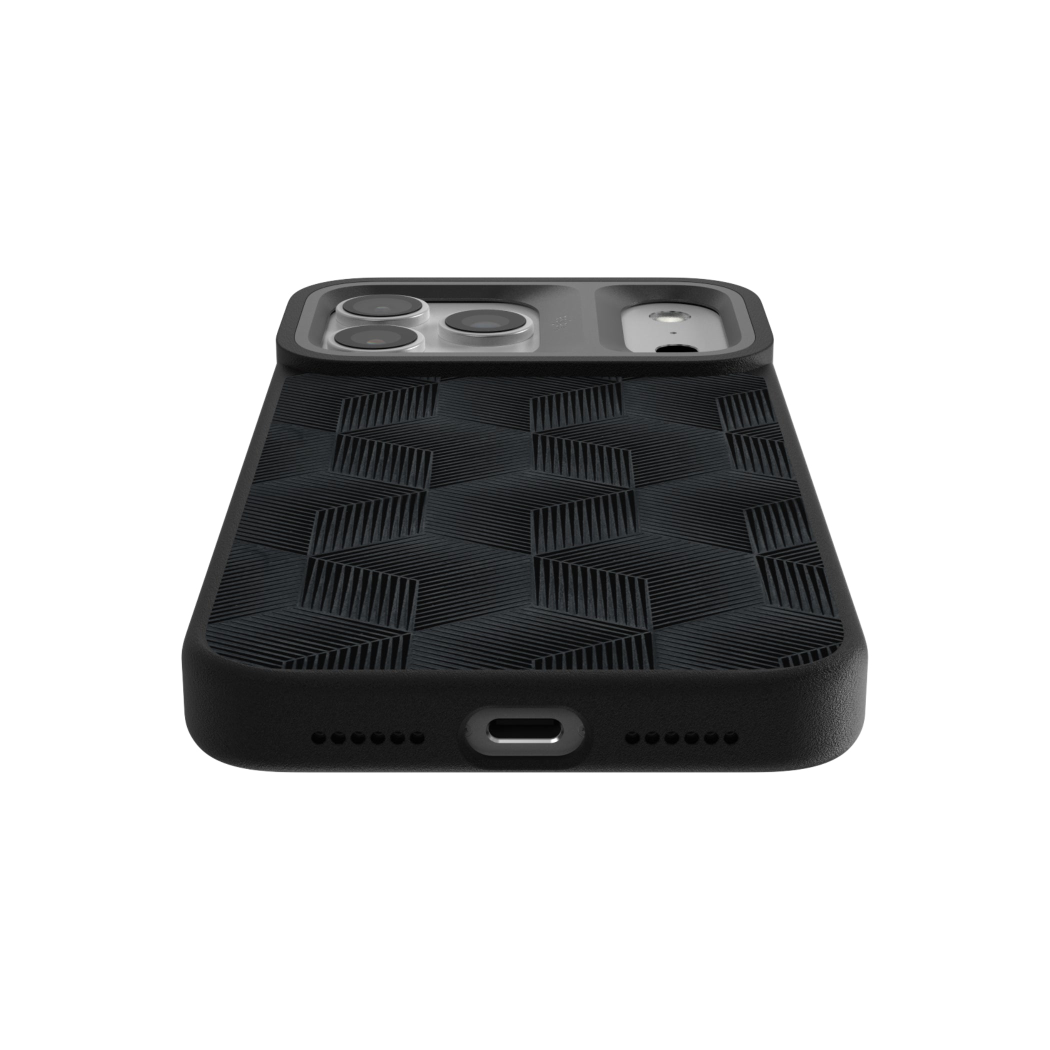 Splendid Series Collection - 3D Cube Pattern Back Case for iPhone 17 (MagSafe Compatible)