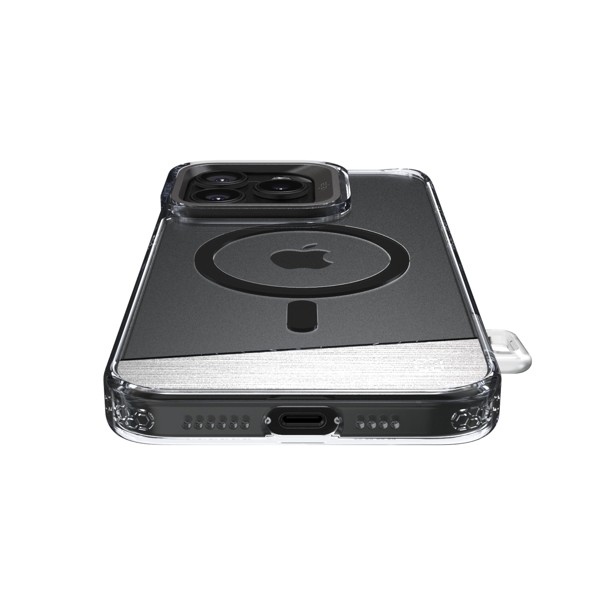 Trans-Shield Collection - Aluminium Back Case for iPhone 15 (MagSafe Compatible)