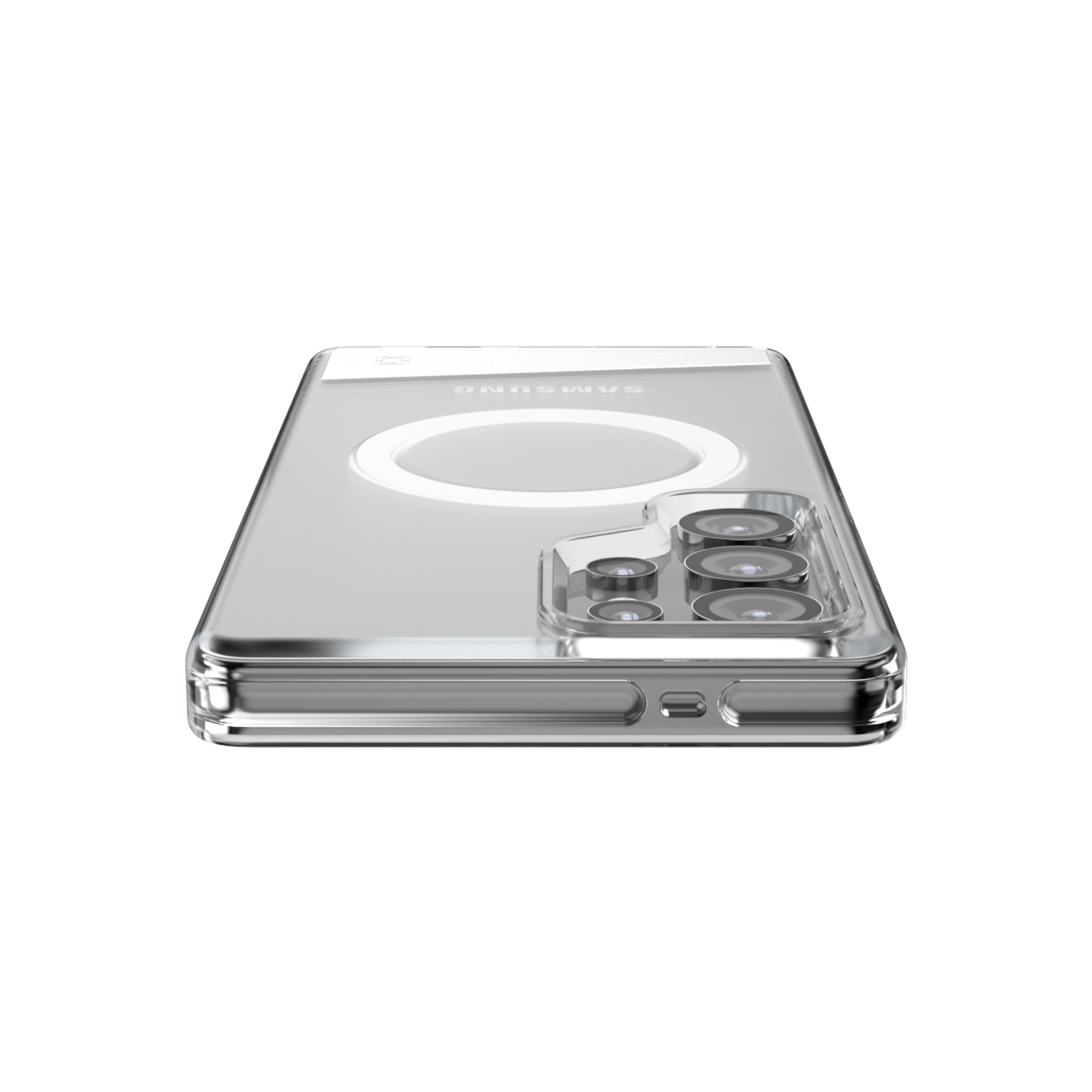 Trans-Shield Collection - Aluminium Full PC Back Case for Samsung Galaxy S25/S25 Ultra (with Wireless Charging)