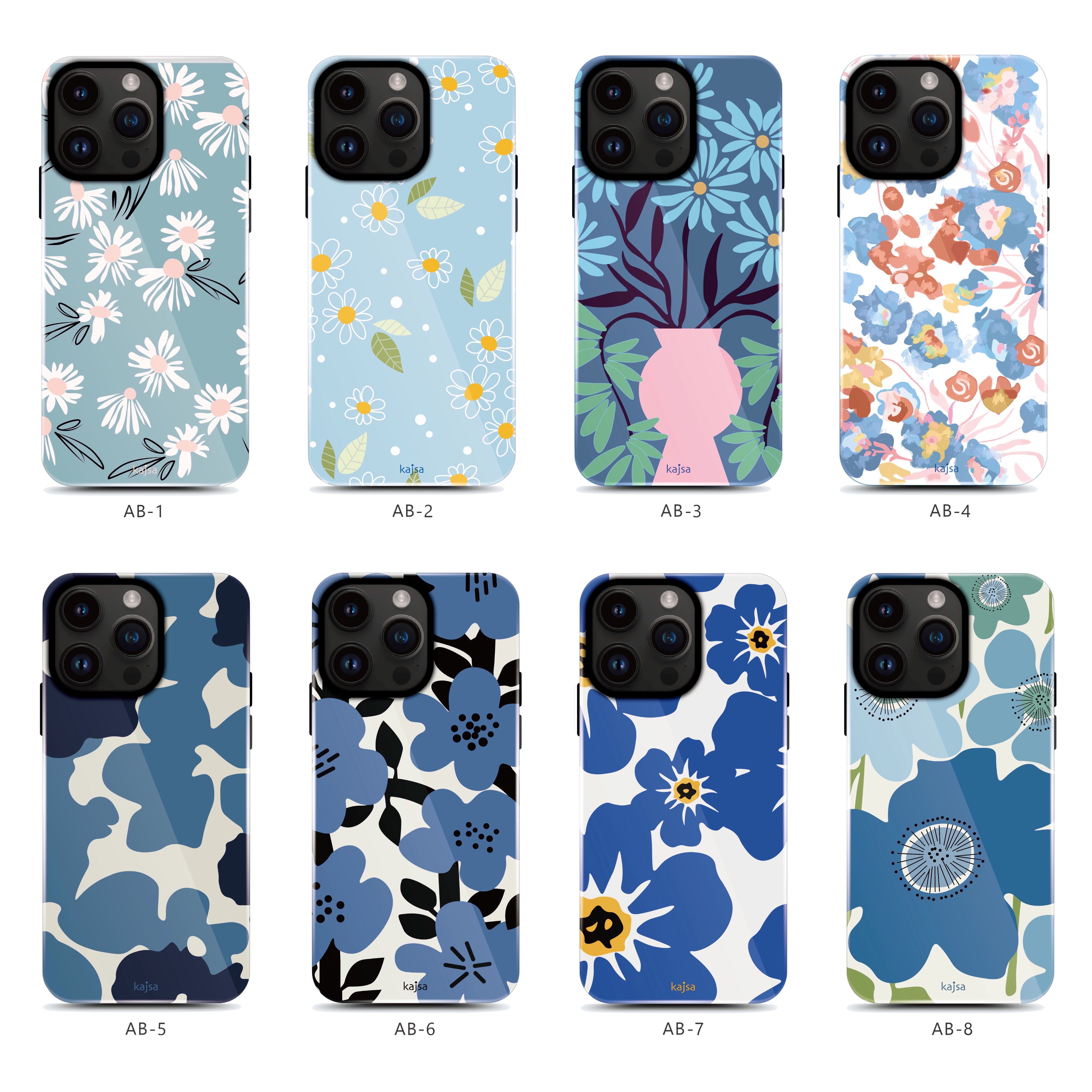 Floral Collection - Aqua Back Base for iPhone 14 (AB3)-Phone Case- phone case - phone cases- phone cover- iphone cover- iphone case- iphone cases- leather case- leather cases- DIYCASE - custom case - leather cover - hand strap case - croco pattern case - snake pattern case - carbon fiber phone case - phone case brand - unique phone case - high quality - phone case brand - protective case - buy phone case hong kong - online buy phone case - iphone手機殼 - 客製化手機殼 - samsung 手機殼 - 香港手機殼 - 買電話殼