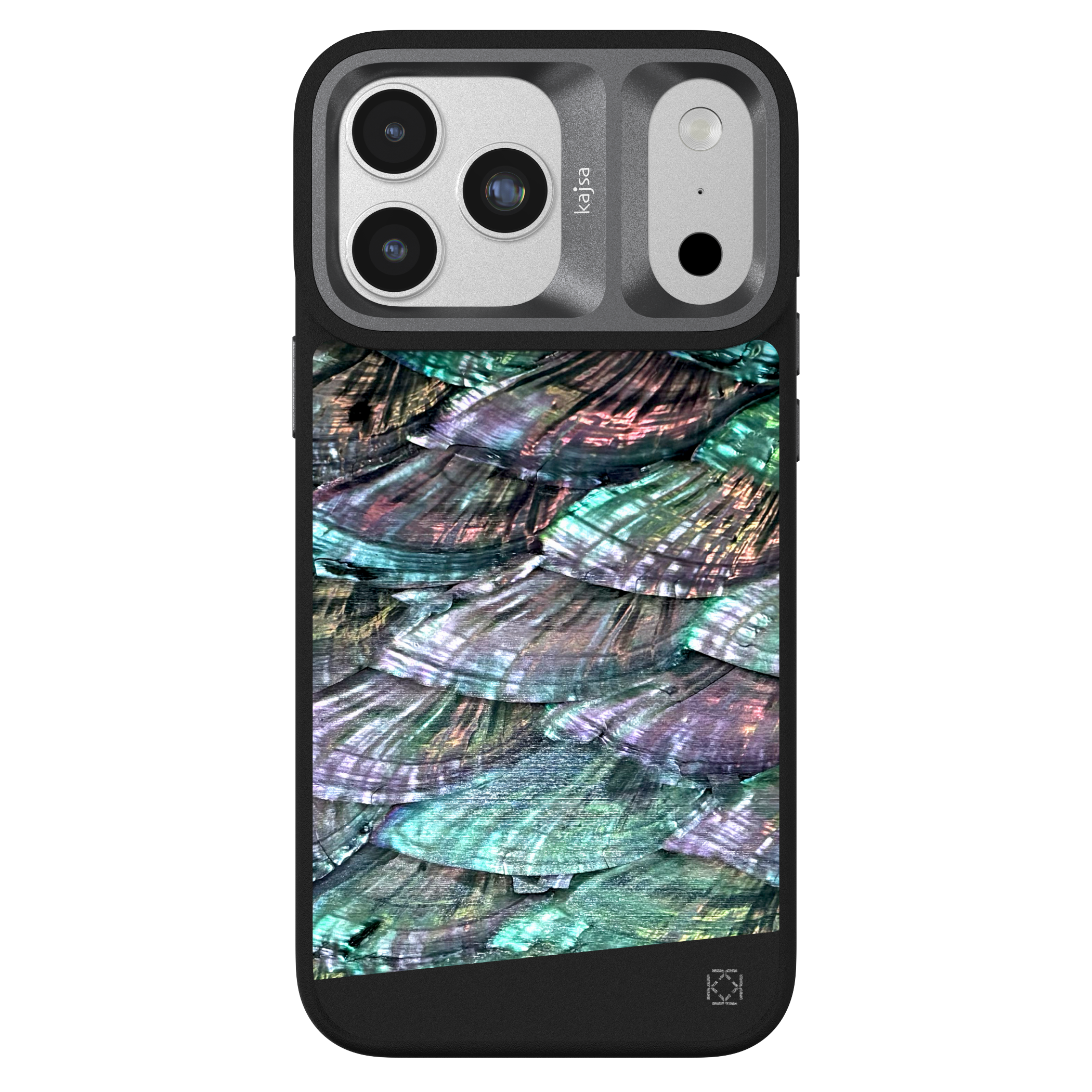 Glamorous Collection - Pearl Patchwork Back Case for iPhone 17 (MagSafe Compatible)