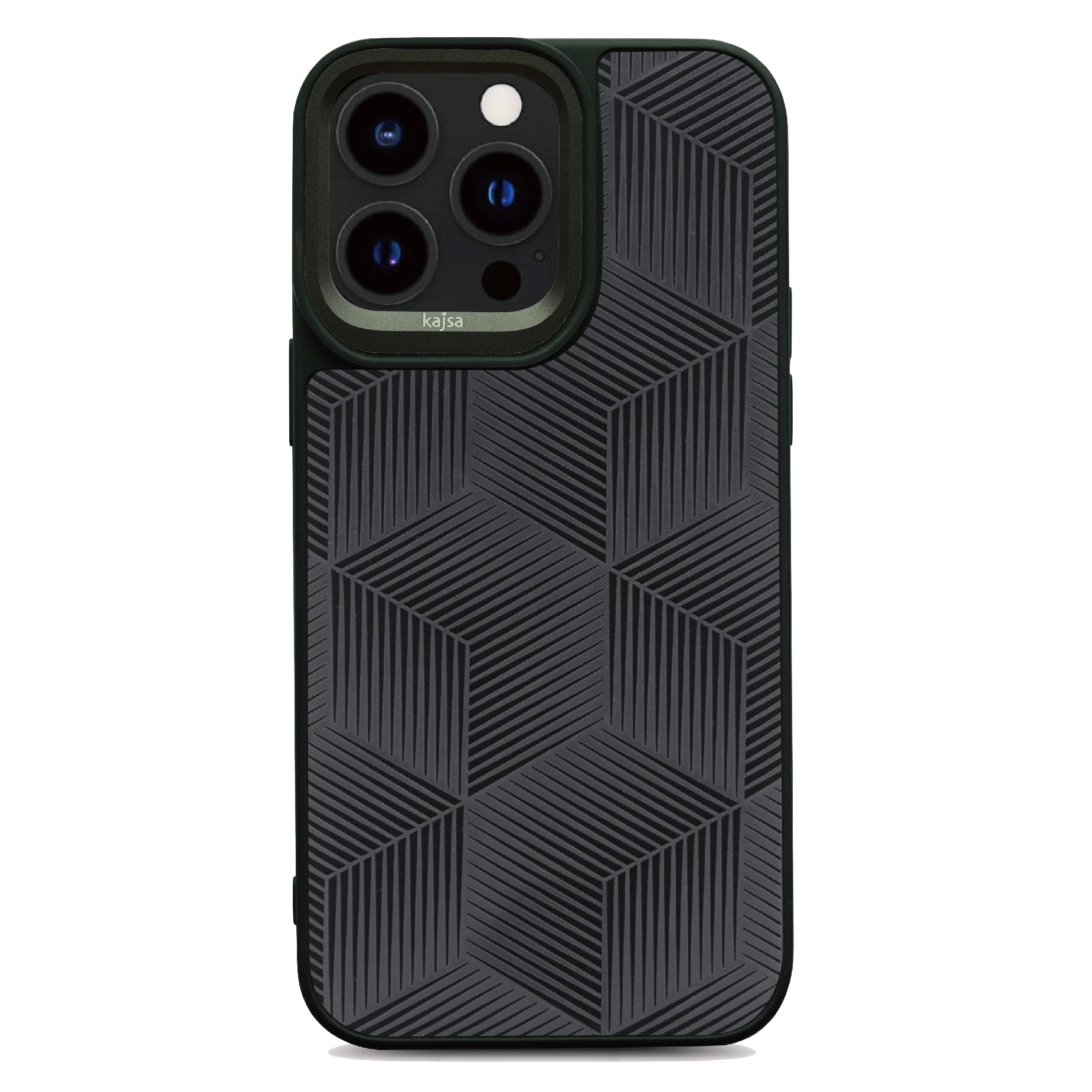 Splendid Series Collection - 3D Cube Pattern Back Case for iPhone 15