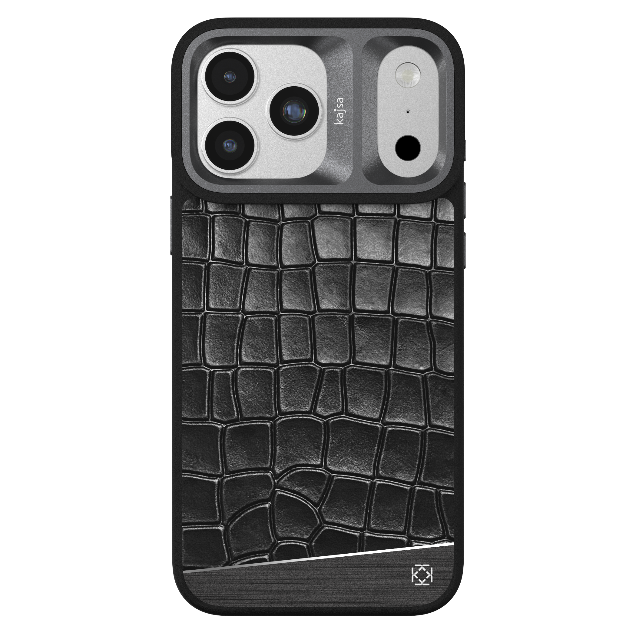 Glamorous Collection - Metallic Croco 2 Back Case for iPhone 17 (MagSafe Compatible)