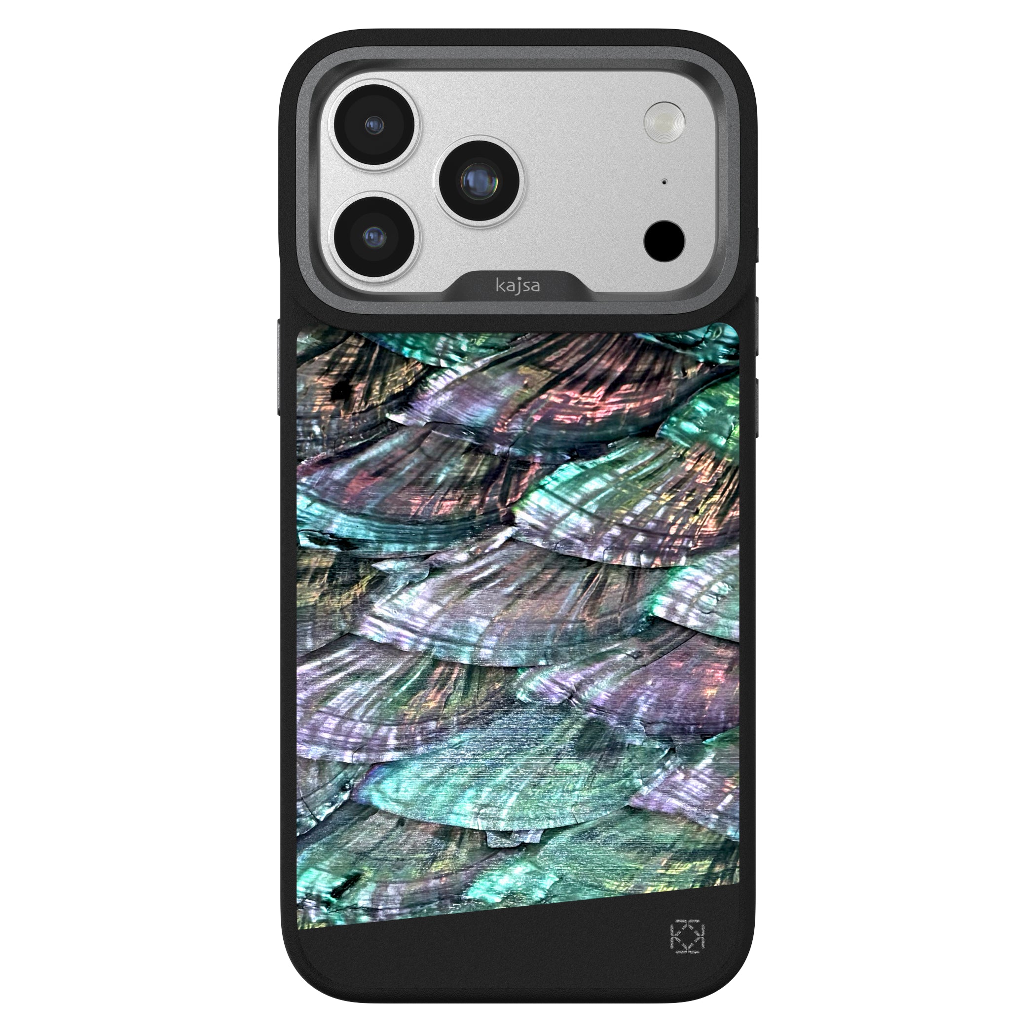 Glamorous Collection - Pearl Patchwork Back Case for iPhone 17 (MagSafe Compatible)