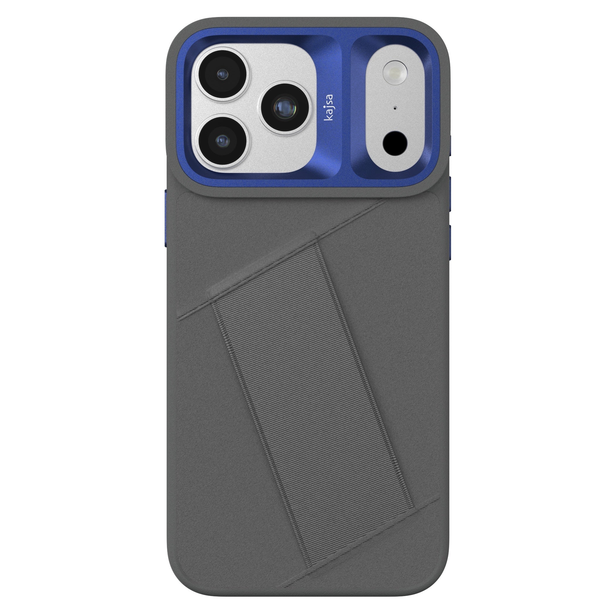 Preppie Collection - Elastic Hand Grip back case for iPhone 17