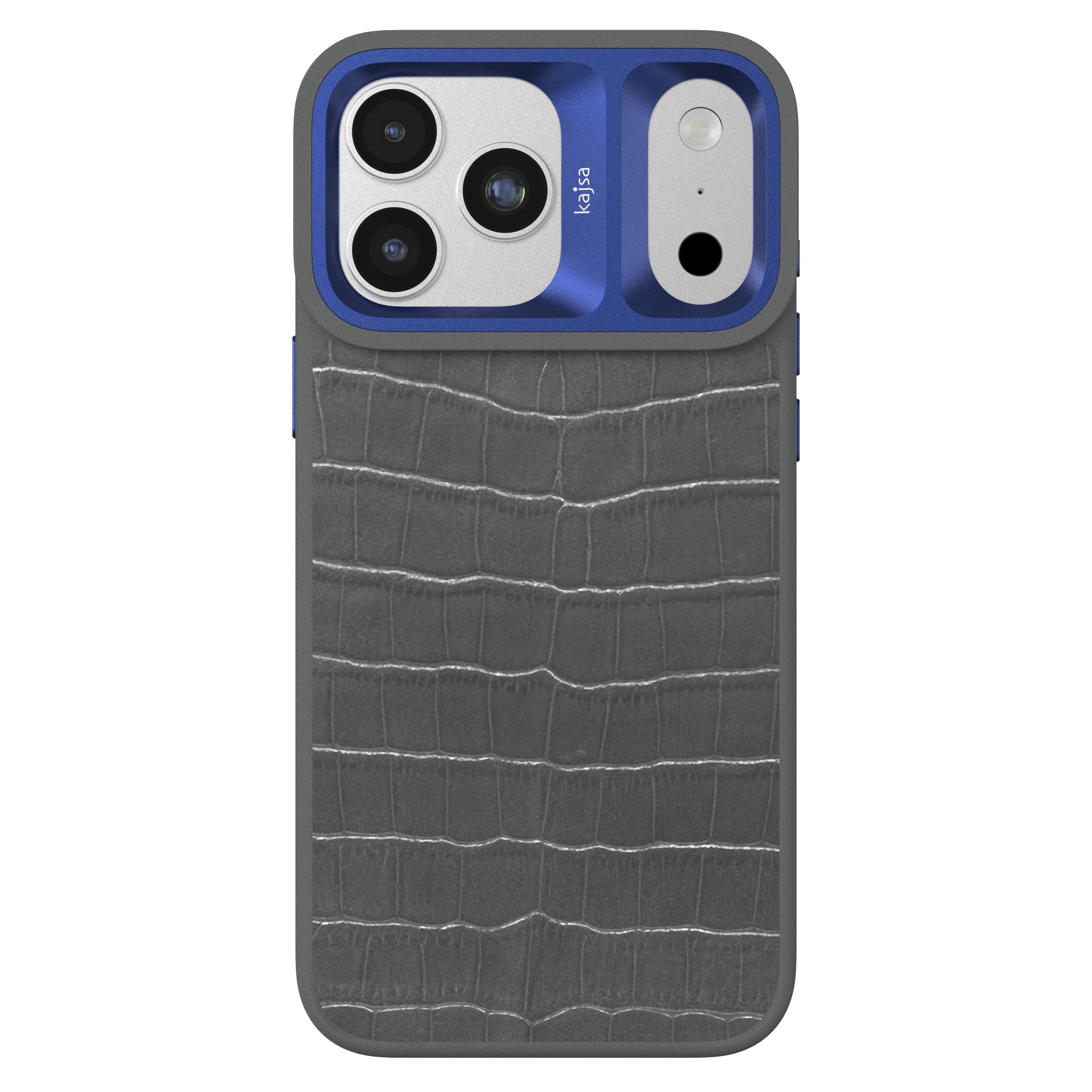 Neo Classic Collection - Genuine Croco Pattern Leather Back Case for iPhone 17 (MagSafe Compatible)