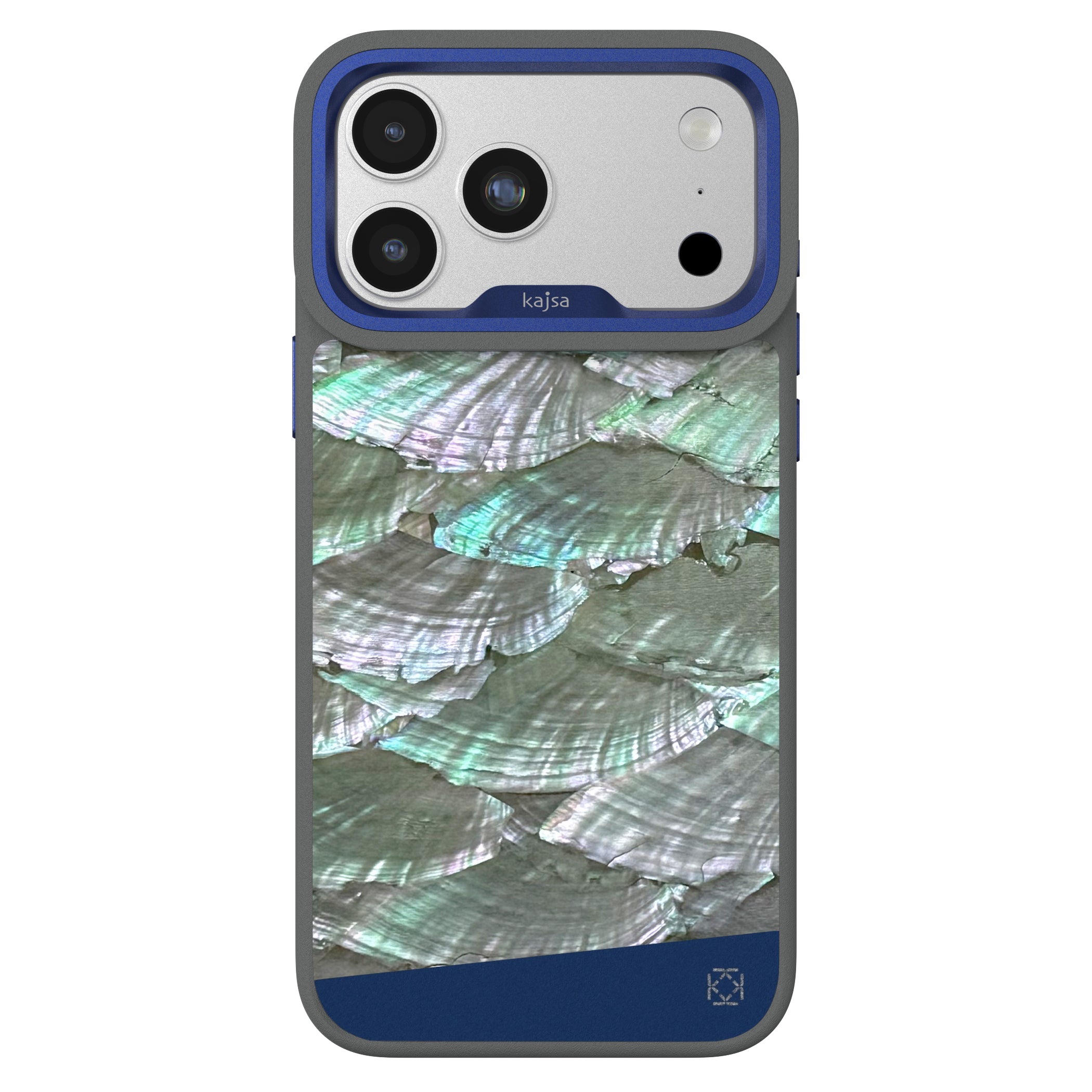 Glamorous Collection - Pearl Patchwork Back Case for iPhone 17 (MagSafe Compatible)