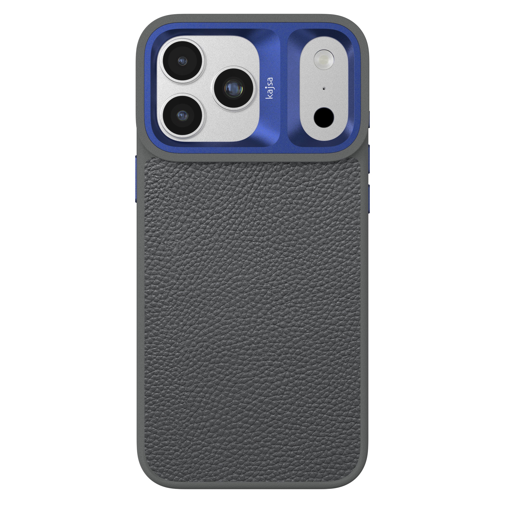 Preppie Collection - Litchi Pattern Back Case for iPhone 17 (MagSafe Compatible)