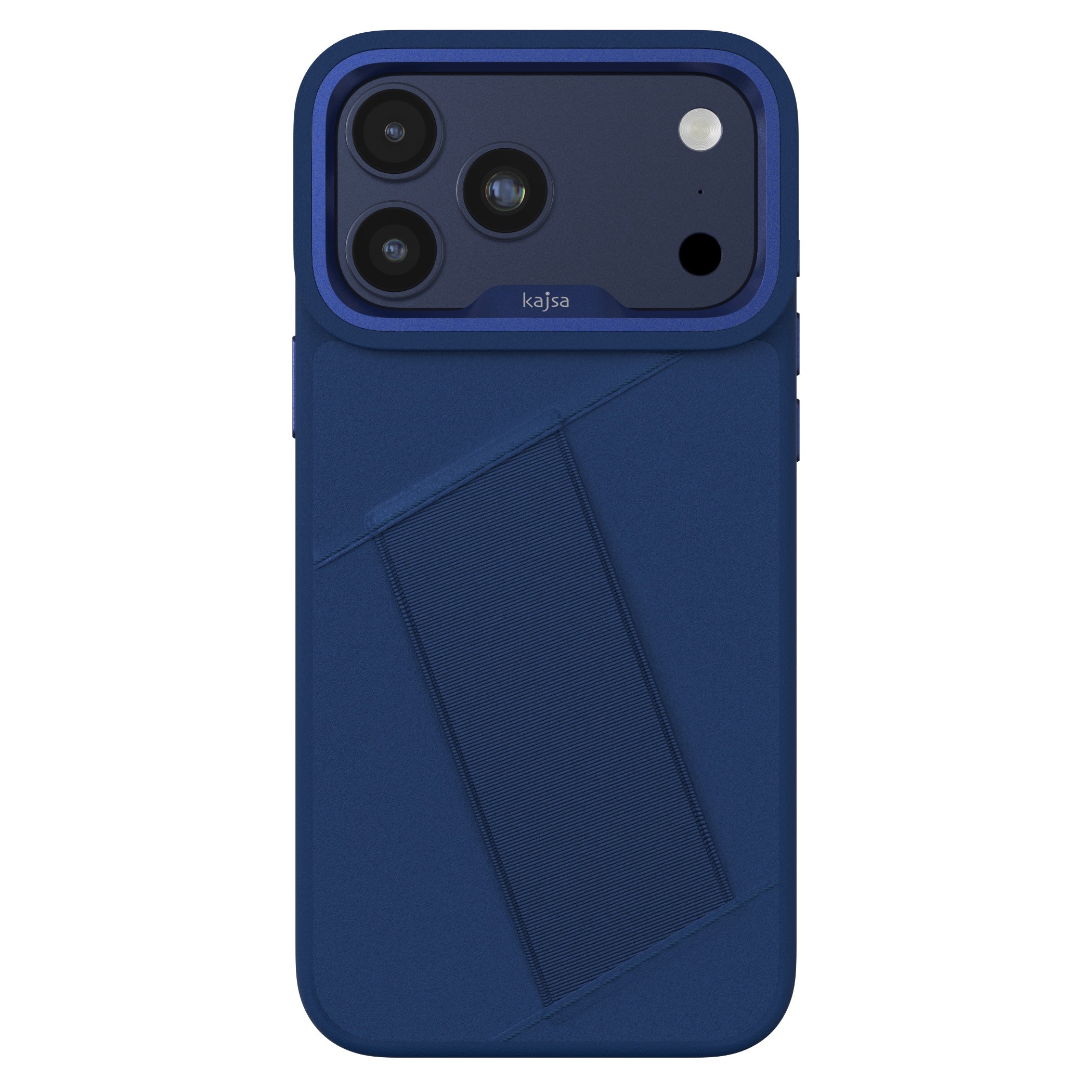 Preppie Collection - Elastic Hand Grip back case for iPhone 17