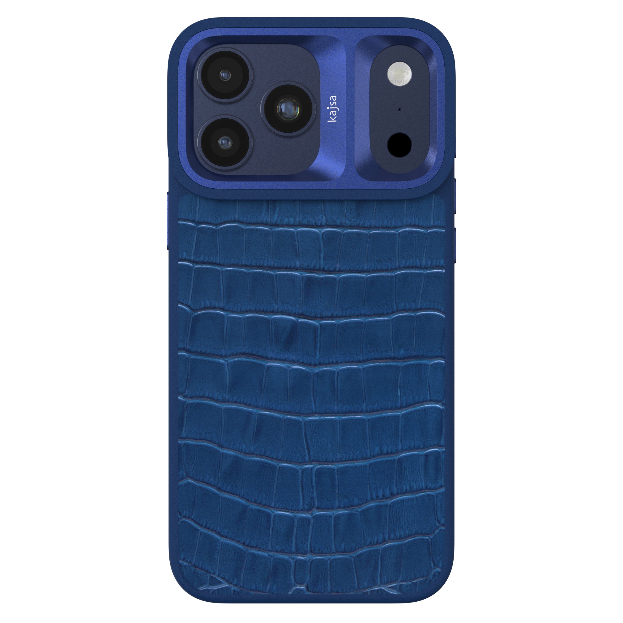 Neo Classic Collection - Genuine Croco Pattern Leather Back Case for iPhone 17 (MagSafe Compatible)