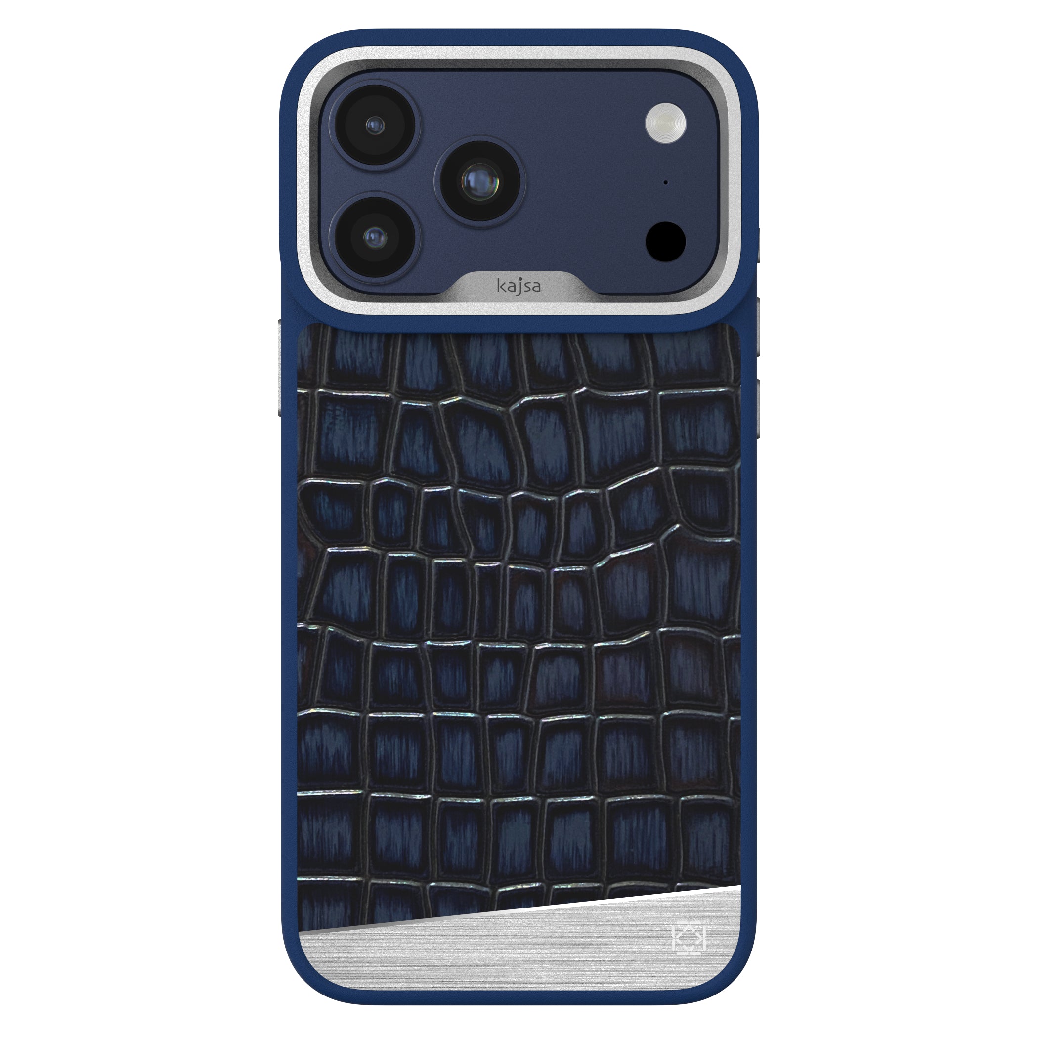 Glamorous Collection - Metallic Croco 2 Back Case for iPhone 17 (MagSafe Compatible)