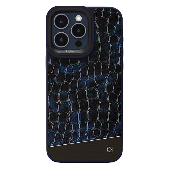 Glamorous Collection - Titanium Stone Back Case for iPhone 15