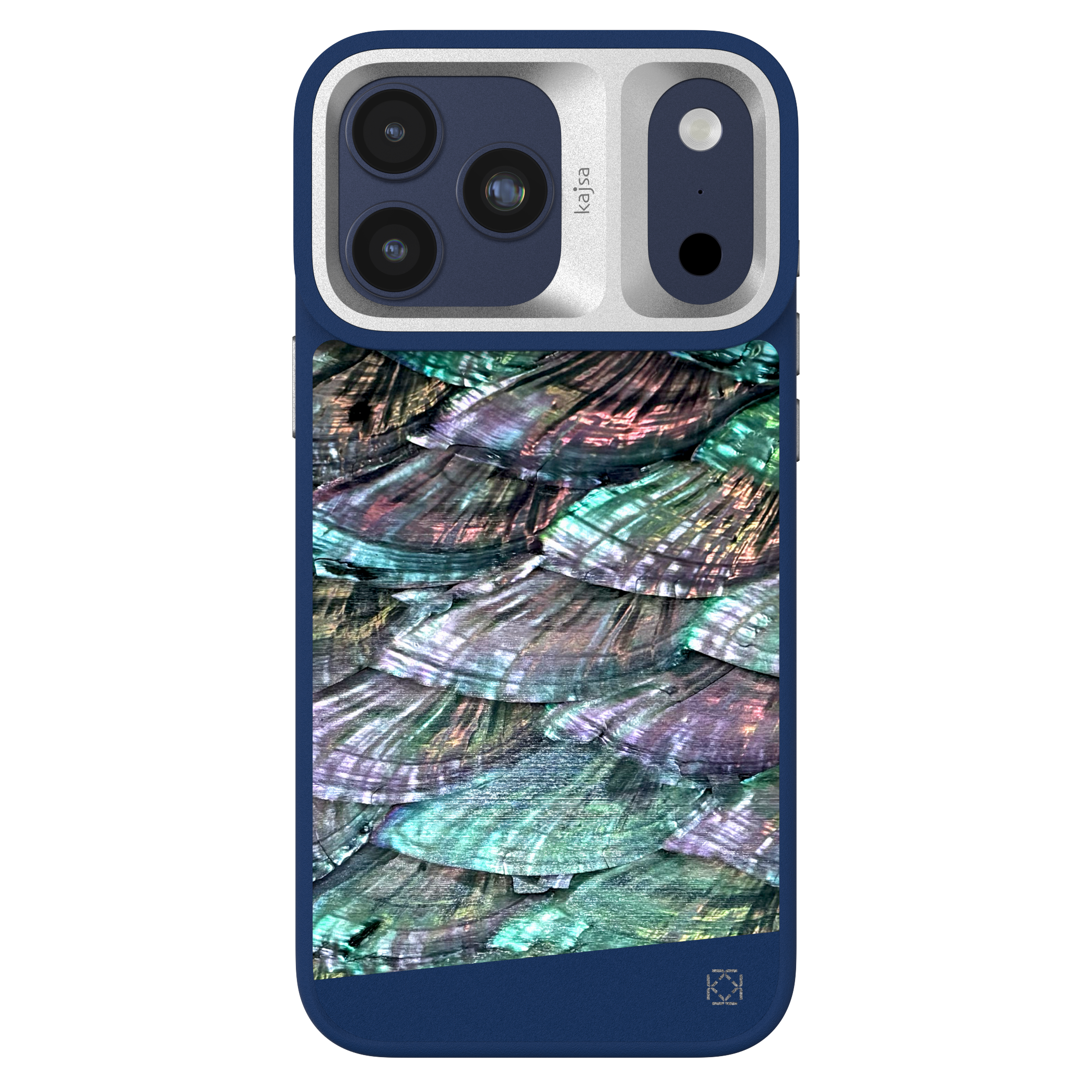 Glamorous Collection - Pearl Patchwork Back Case for iPhone 17 (MagSafe Compatible)