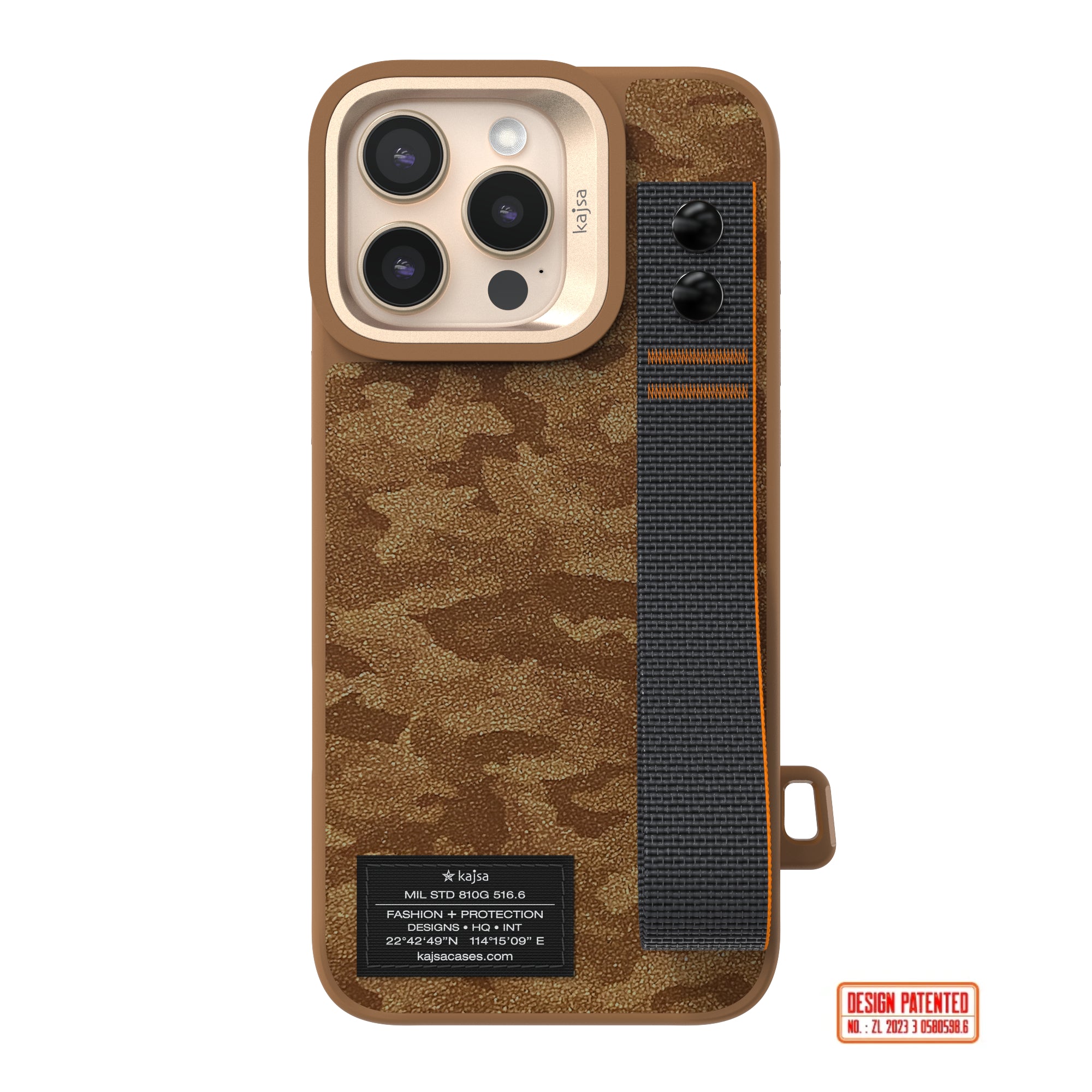 Outdoor Collection - Shimmer Camo Straps Back Case for iPhone 16 (MagSafe Compatible)