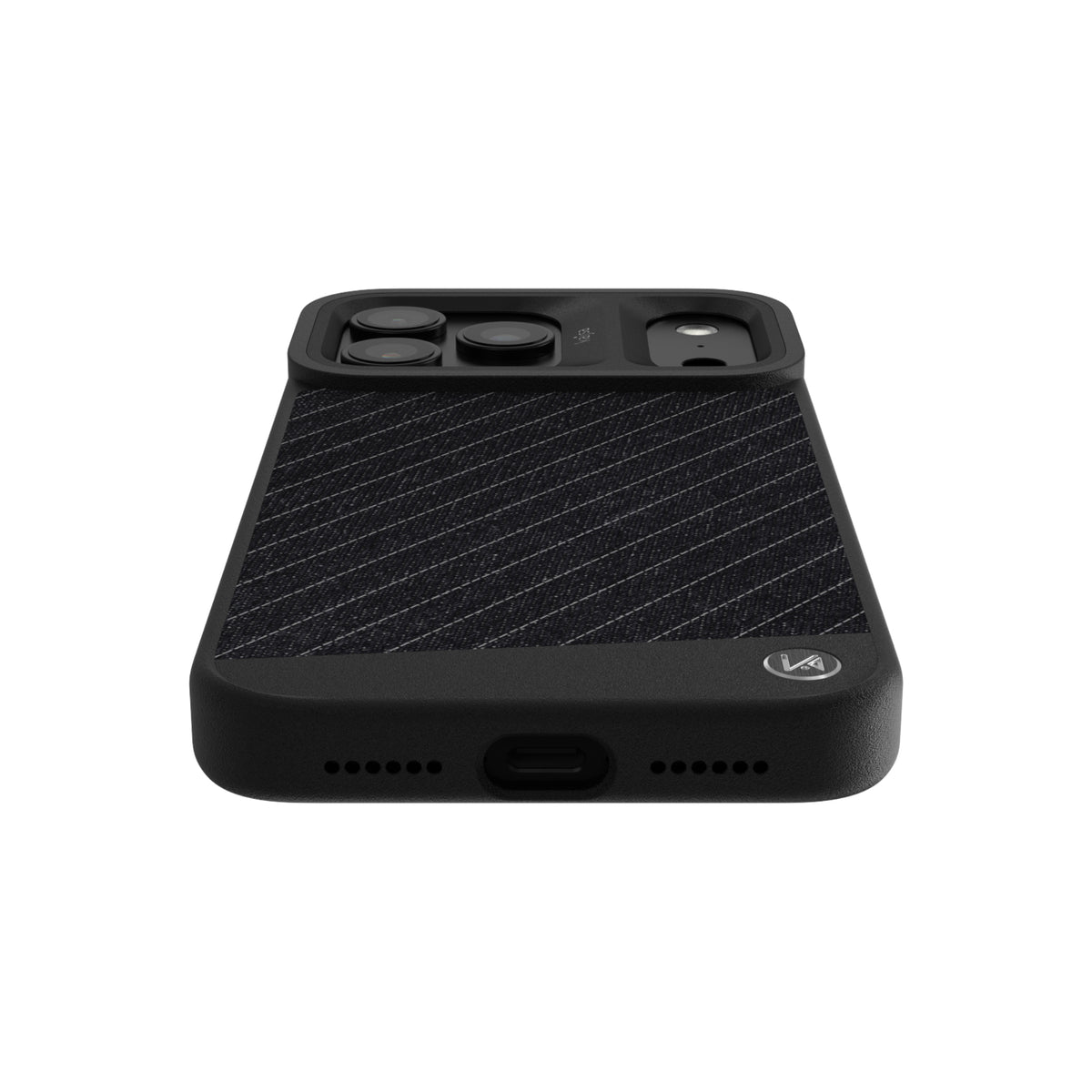 Denim Collection - Stripe Gentleman Back Case for iPhone 18 (MagSafe Compatible)