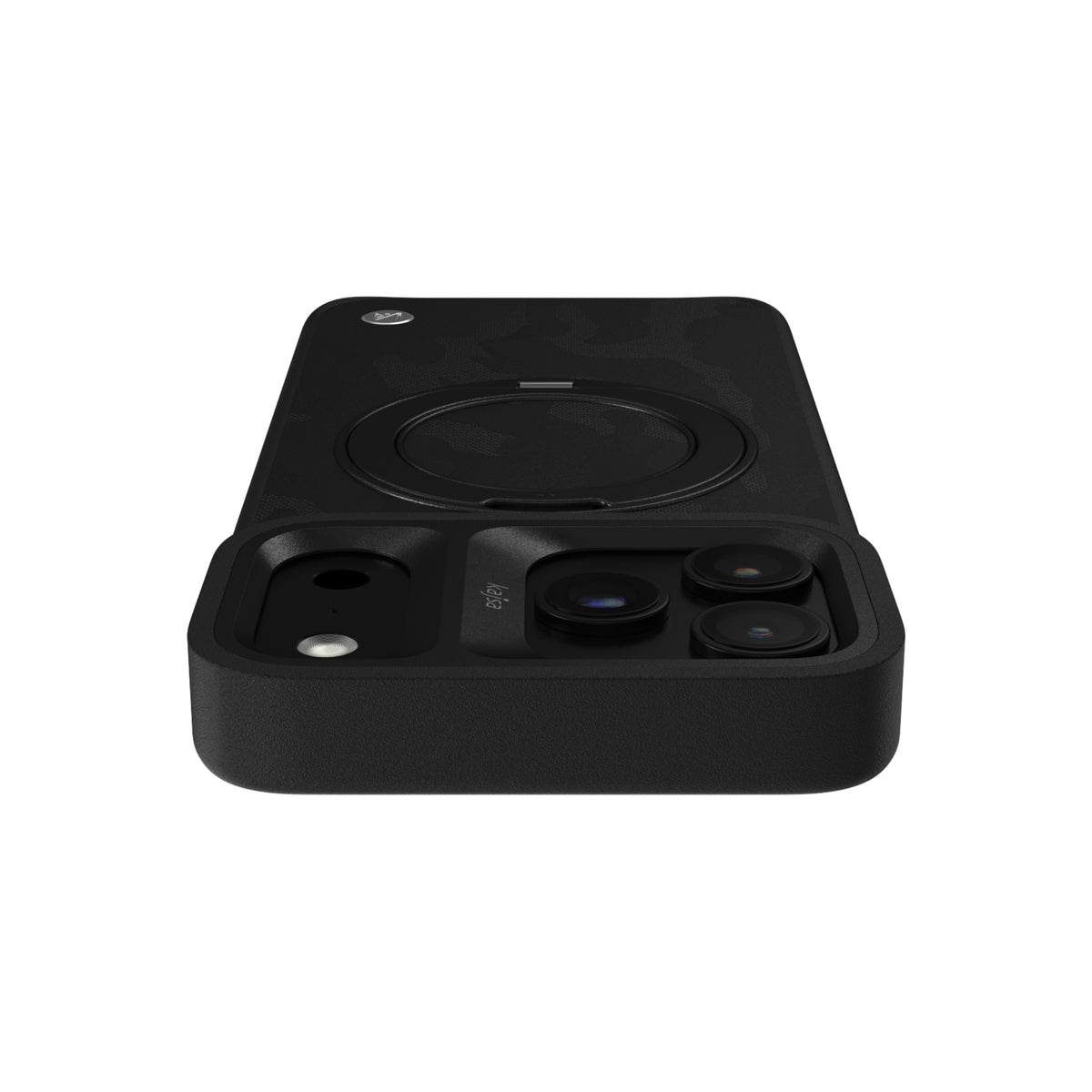 GeoRing Collection - Camo Satin Back Case for iPhone 18 (MagSafe Compatible)
