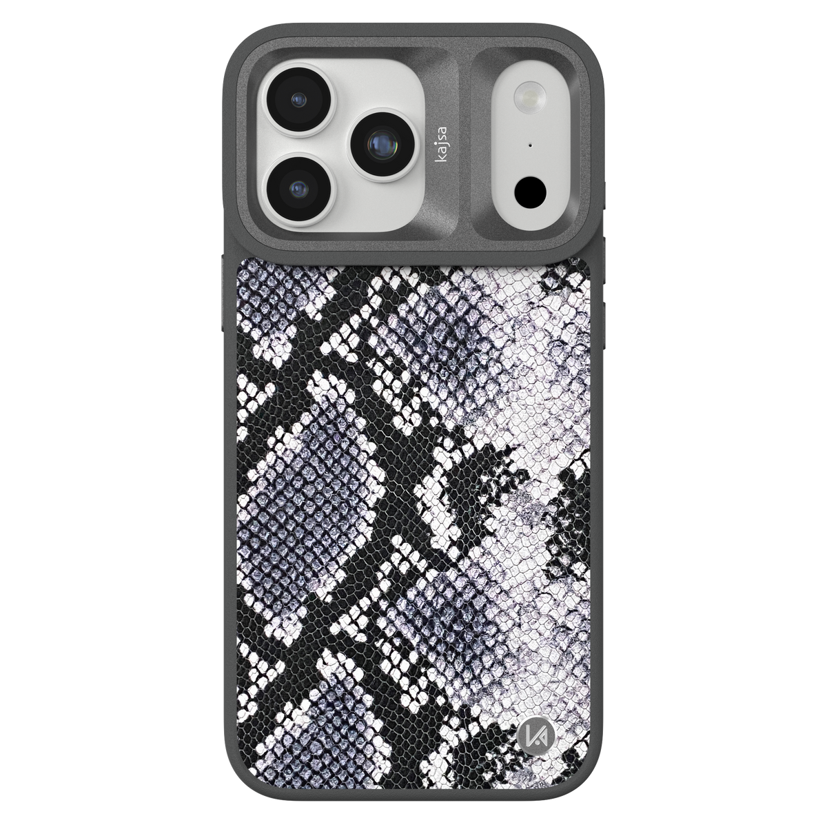 Glamorous Collection - Genuine Leather Snake Pattern Back Case for iPhone 18 (MagSafe Compatible)