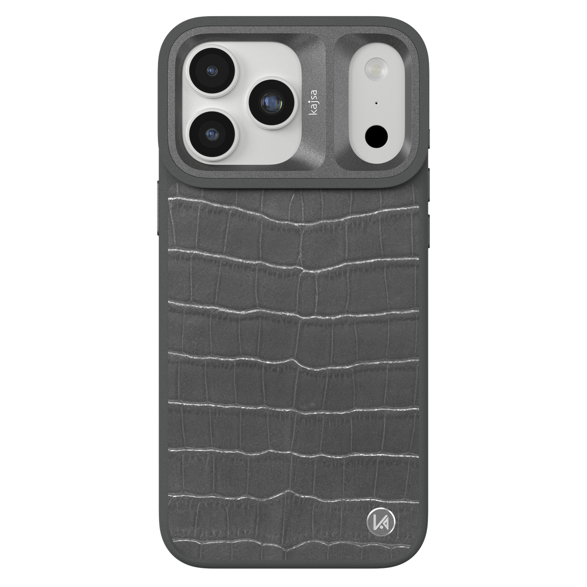Neo Classic Collection - Genuine Croco Pattern Leather Back Case for iPhone 18 (MagSafe Compatible)