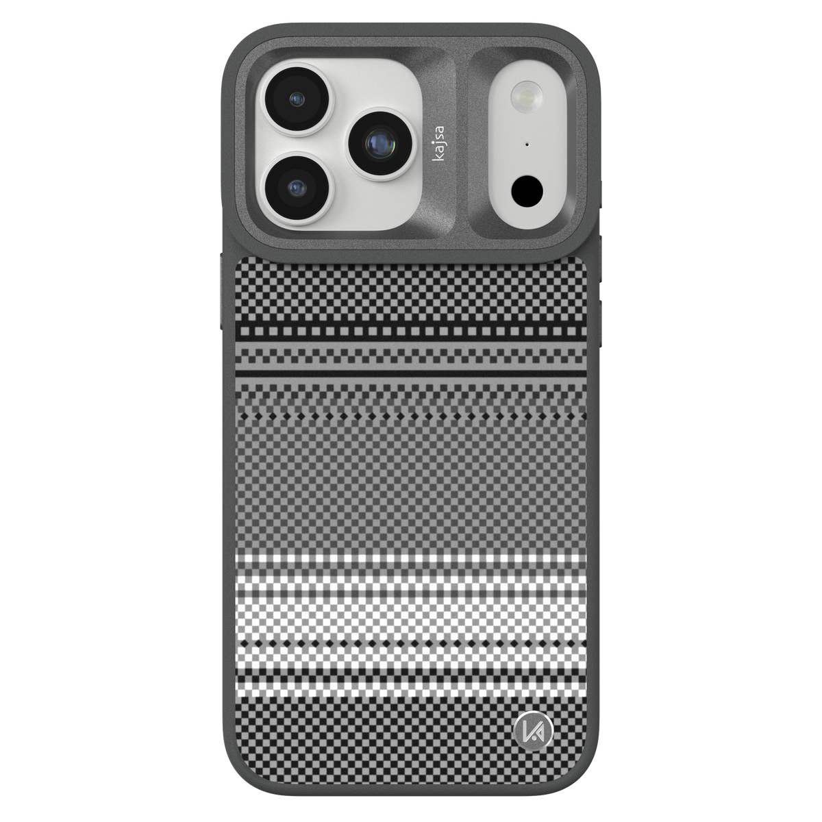 Resort Collection - Gradient Stripe Pattern Back Case for iPhone 18 (MagSafe Compatible)