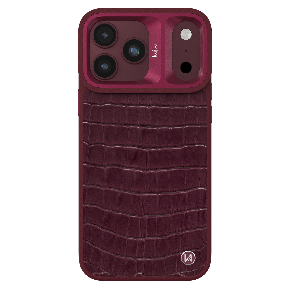 Neo Classic Collection - Genuine Croco Pattern Leather Back Case for iPhone 18 (MagSafe Compatible)