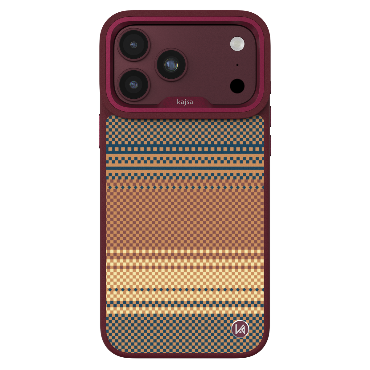 Resort Collection - Gradient Stripe Pattern Back Case for iPhone 18 (MagSafe Compatible)