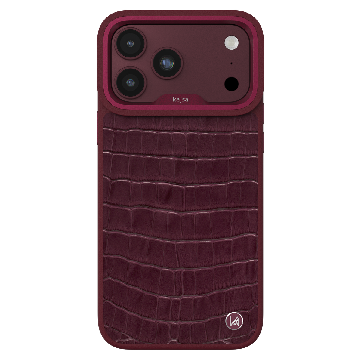 Neo Classic Collection - Genuine Croco Pattern Leather Back Case for iPhone 18 (MagSafe Compatible)