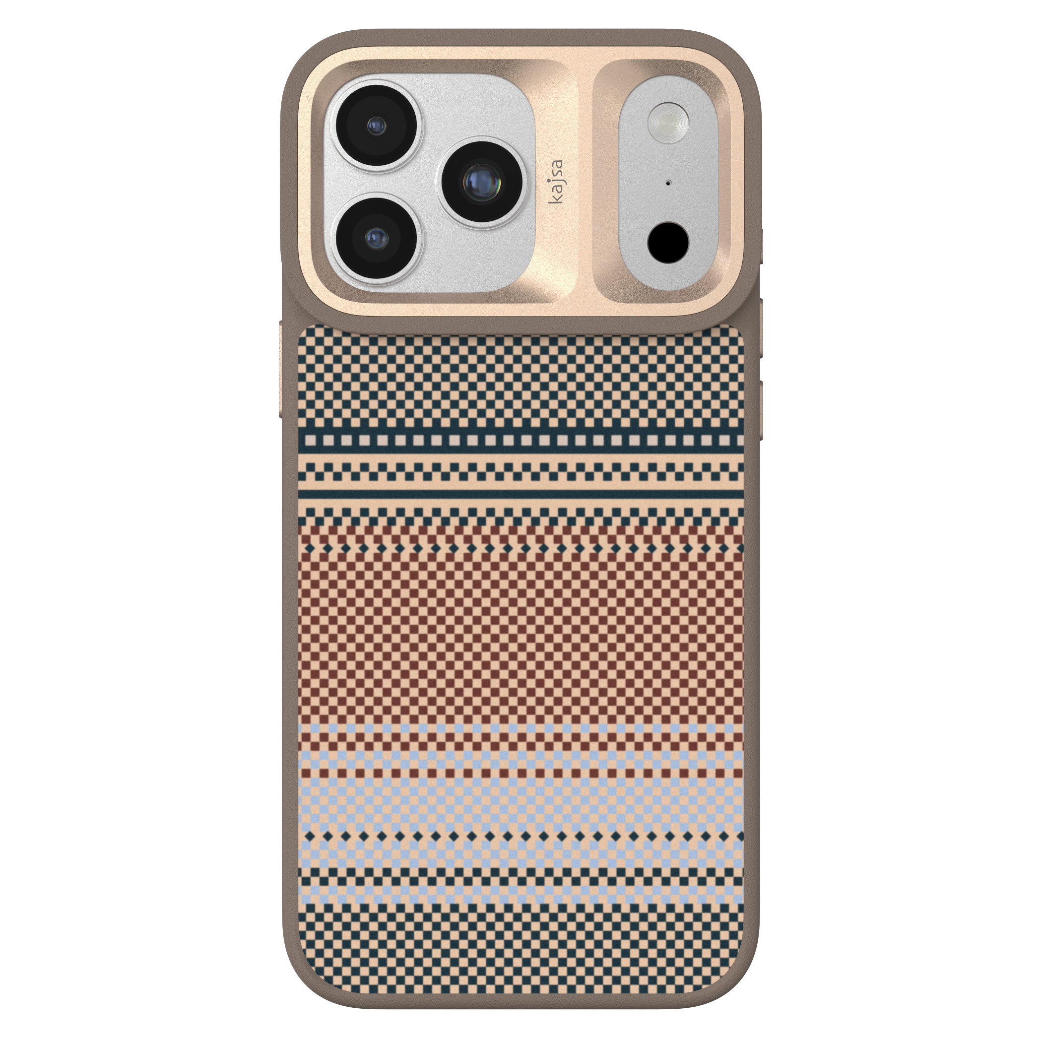 Resort Collection - Gradient Stripe Pattern Back Case for iPhone 17 (MagSafe Compatible)