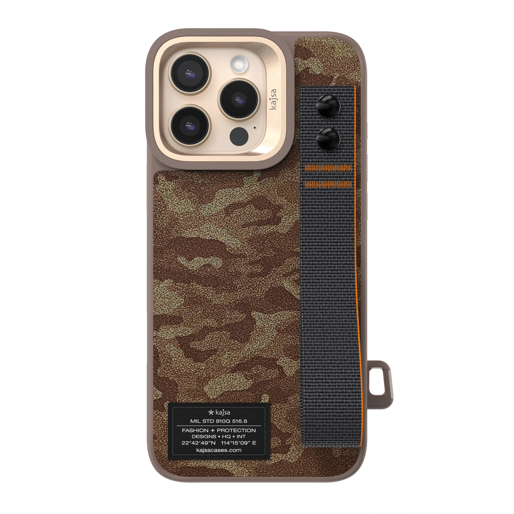 Outdoor Collection - Shimmer Camo Straps Back Case for iPhone 16 (MagSafe Compatible)