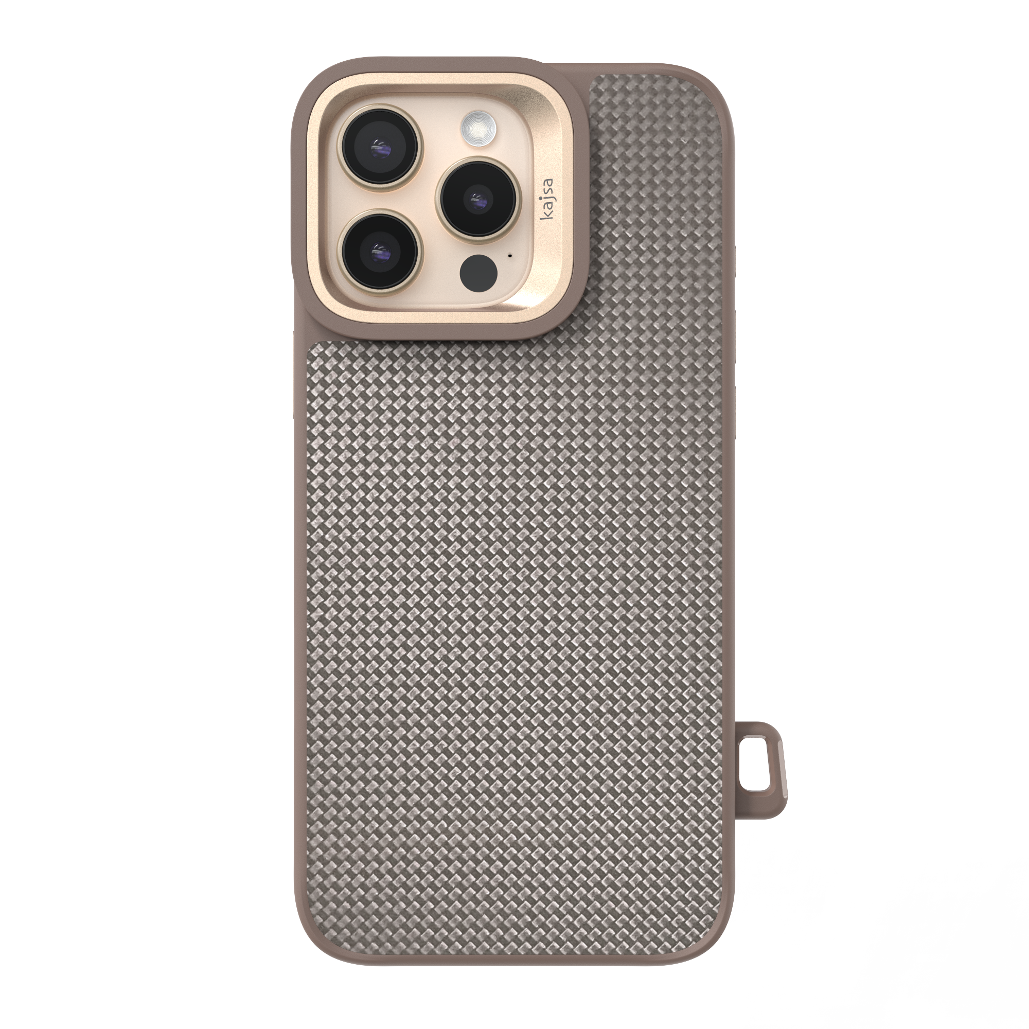 Glamorous Collection - Fine Woven Pattern Back Case for iPhone 16 (MagSafe Compatible)