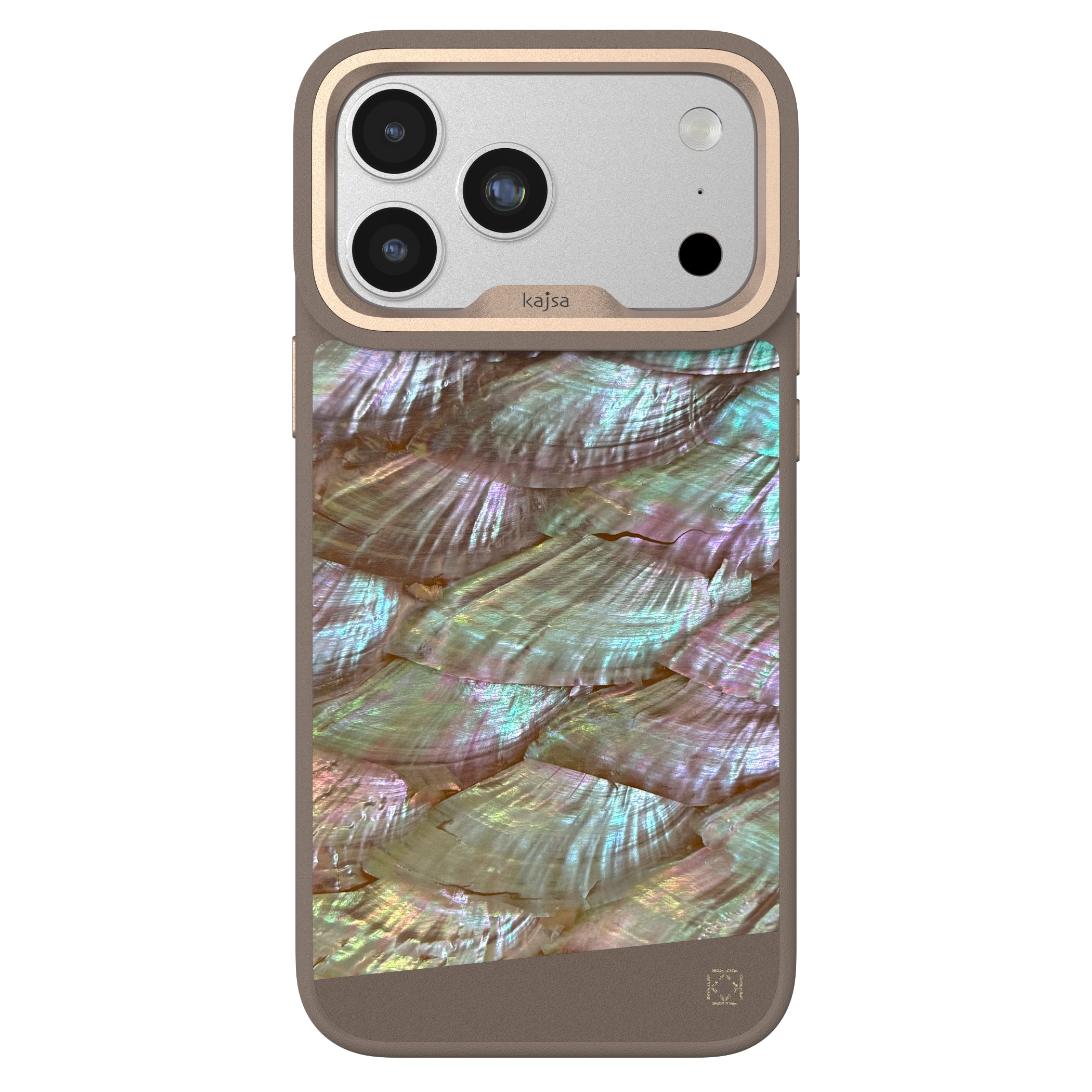 Glamorous Collection - Pearl Patchwork Back Case for iPhone 17 (MagSafe Compatible)