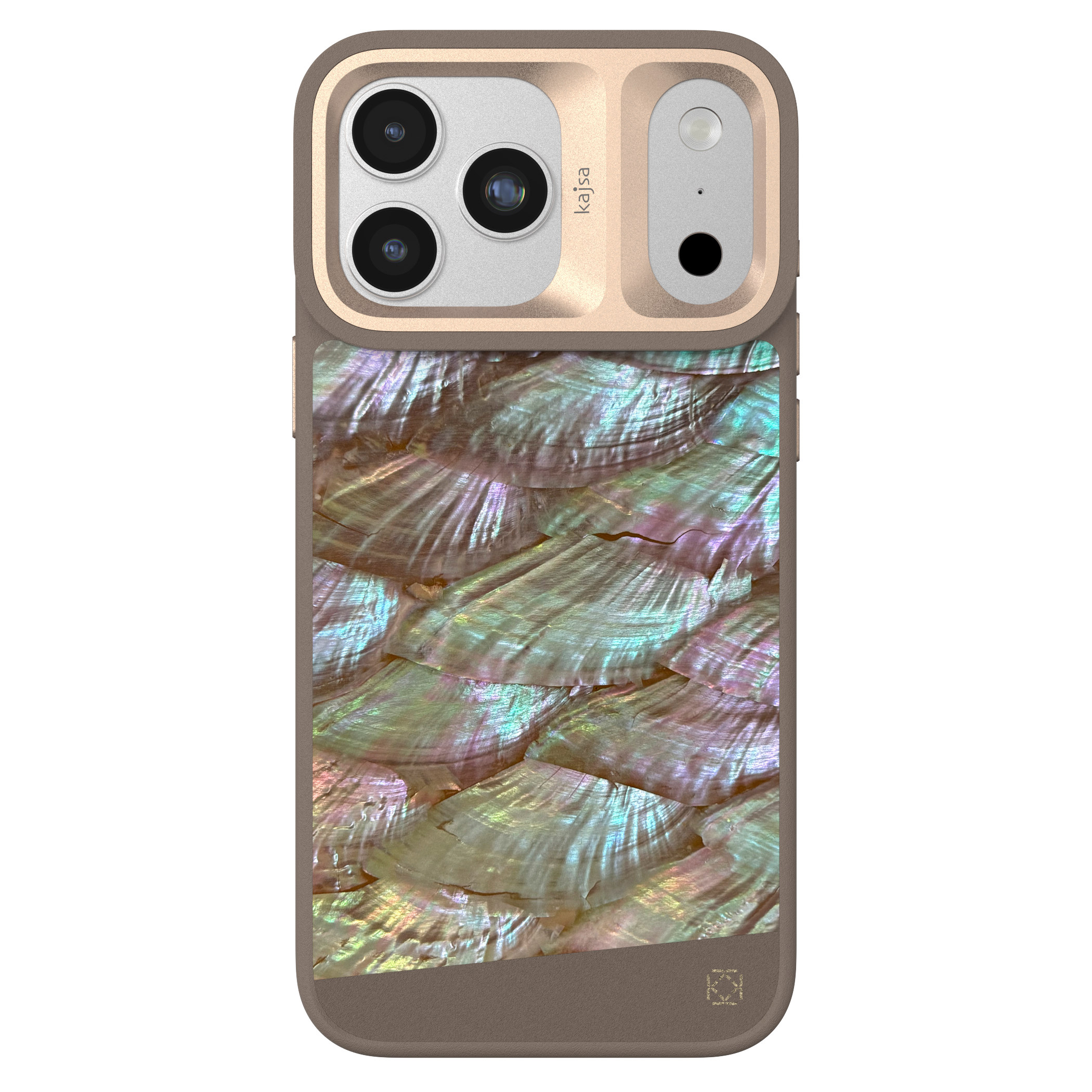 Glamorous Collection - Pearl Patchwork Back Case for iPhone 17 (MagSafe Compatible)