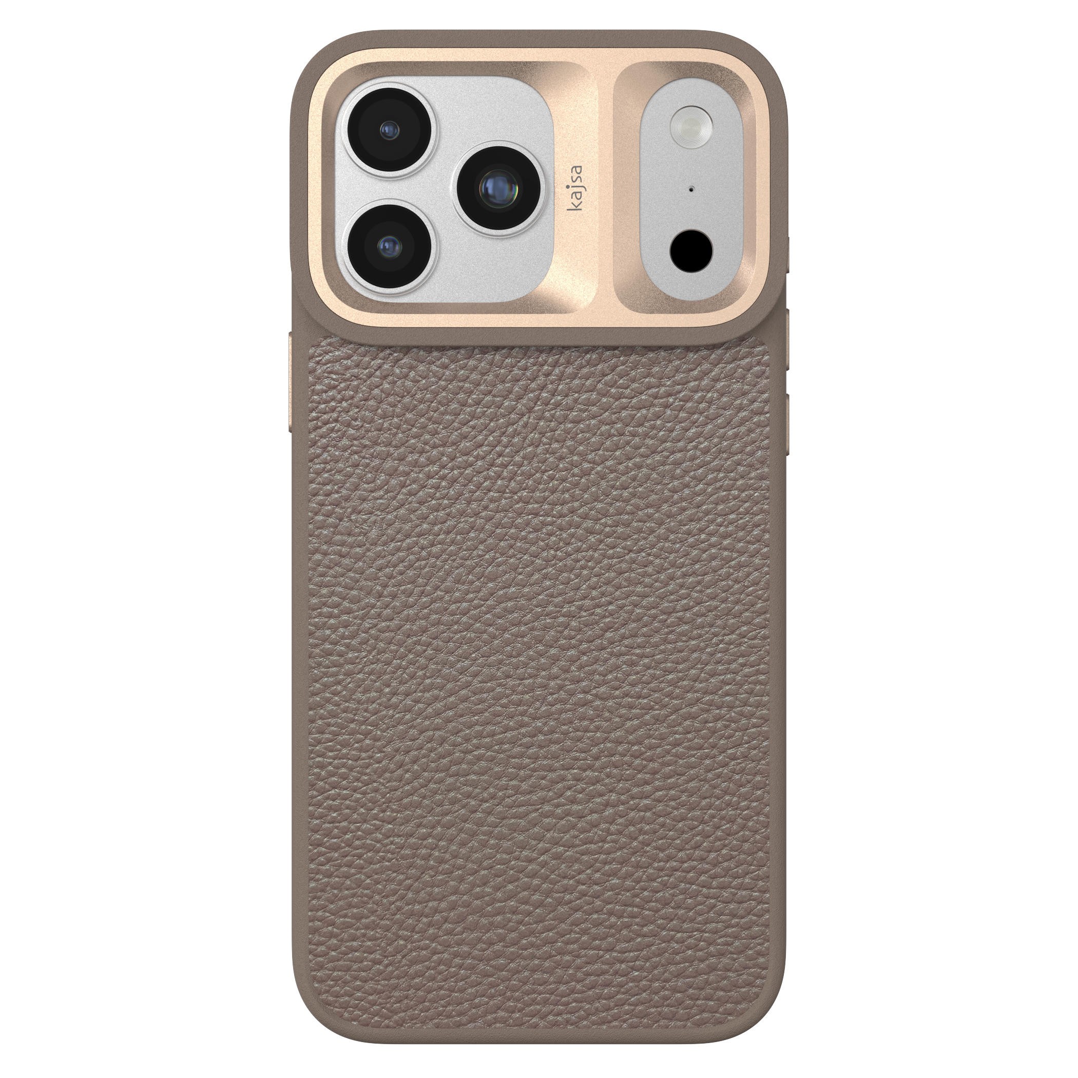 Preppie Collection - Litchi Pattern Back Case for iPhone 17 (MagSafe Compatible)