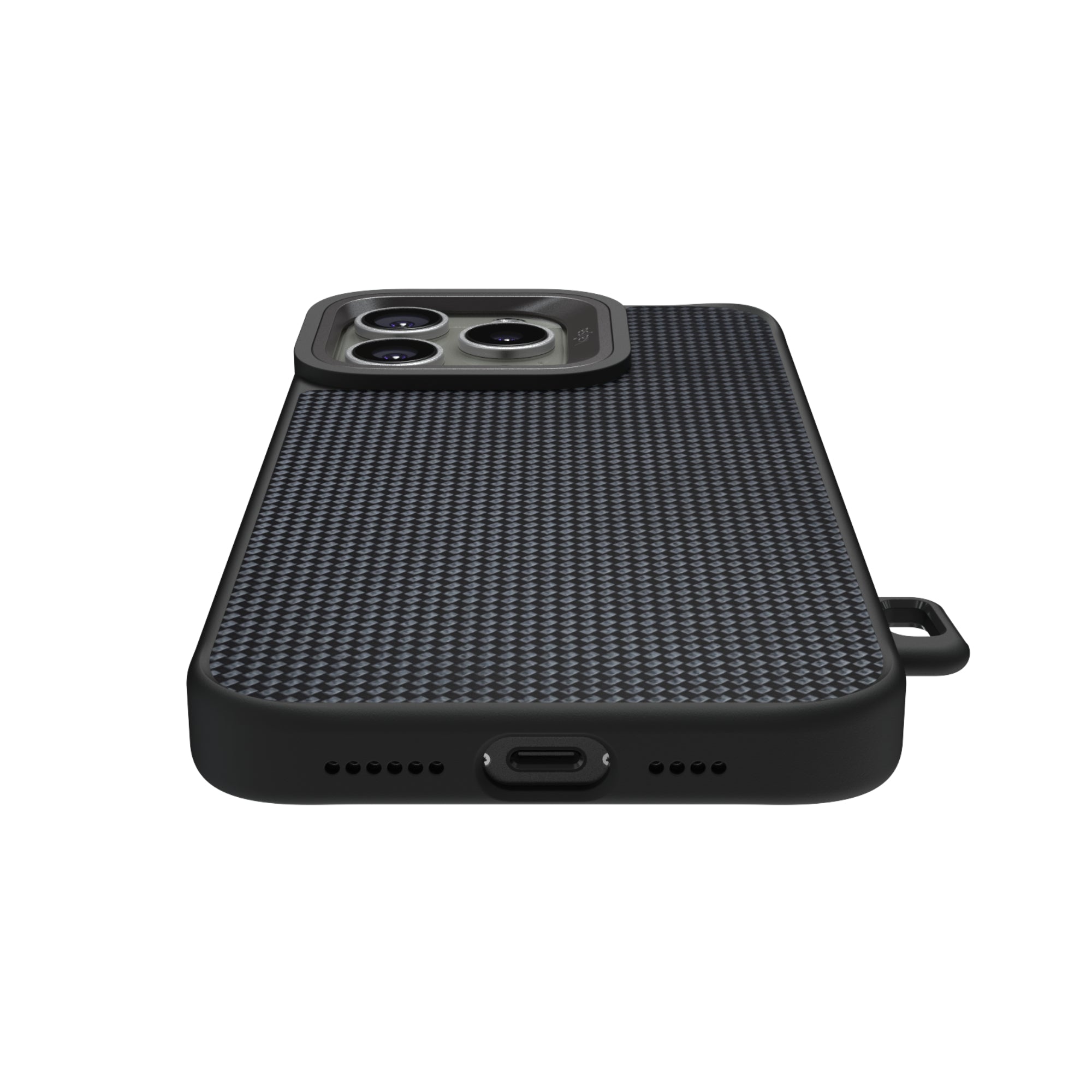 Glamorous Collection - Fine Woven Pattern Back Case for iPhone 16 (MagSafe Compatible)