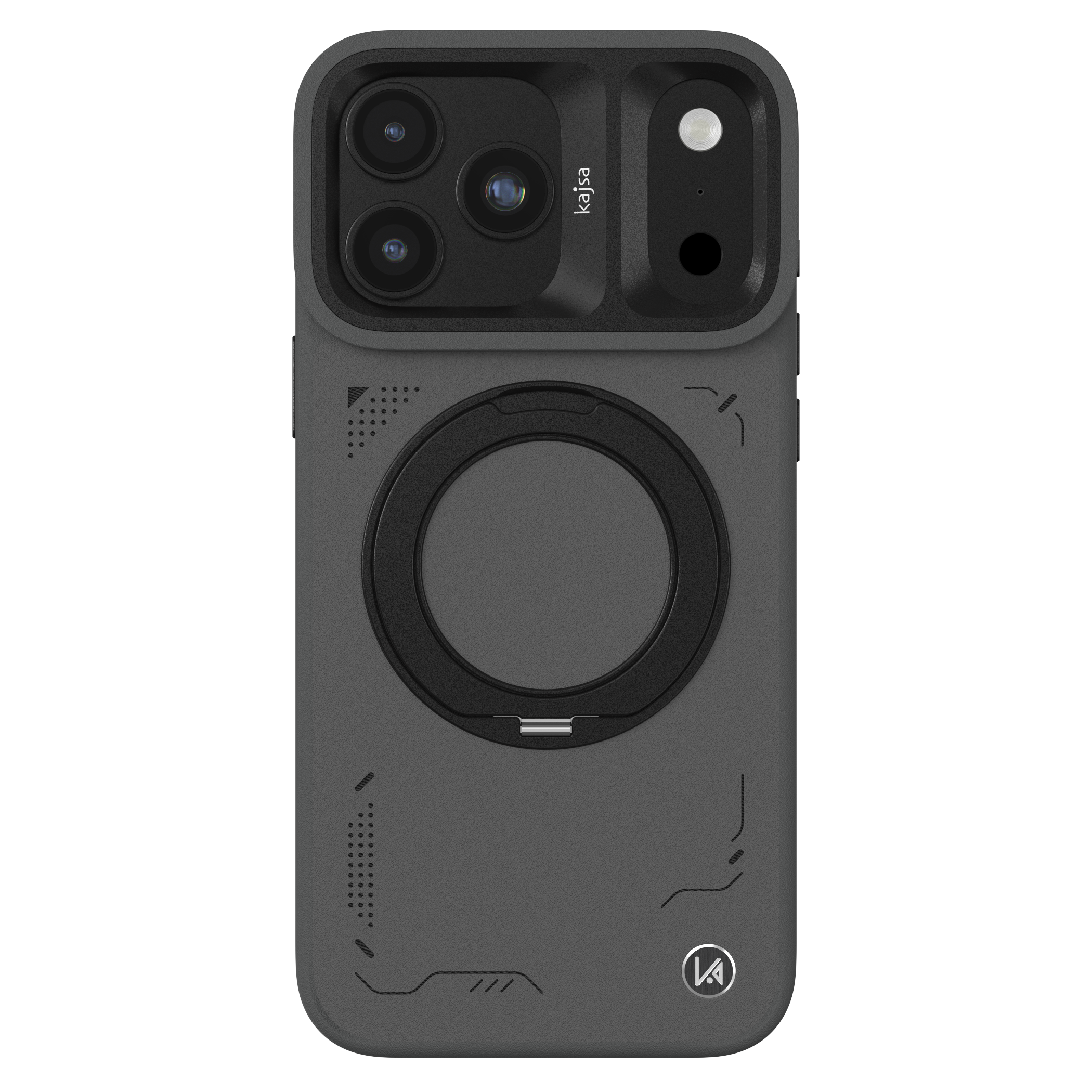 GeoRing Collection - Circuit Back Case for iPhone 18 (MagSafe Compatible)