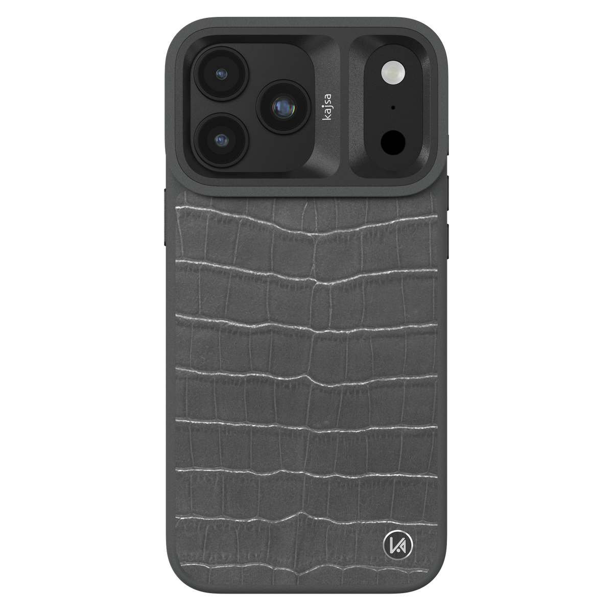 Neo Classic Collection - Genuine Croco Pattern Leather Back Case for iPhone 18 (MagSafe Compatible)
