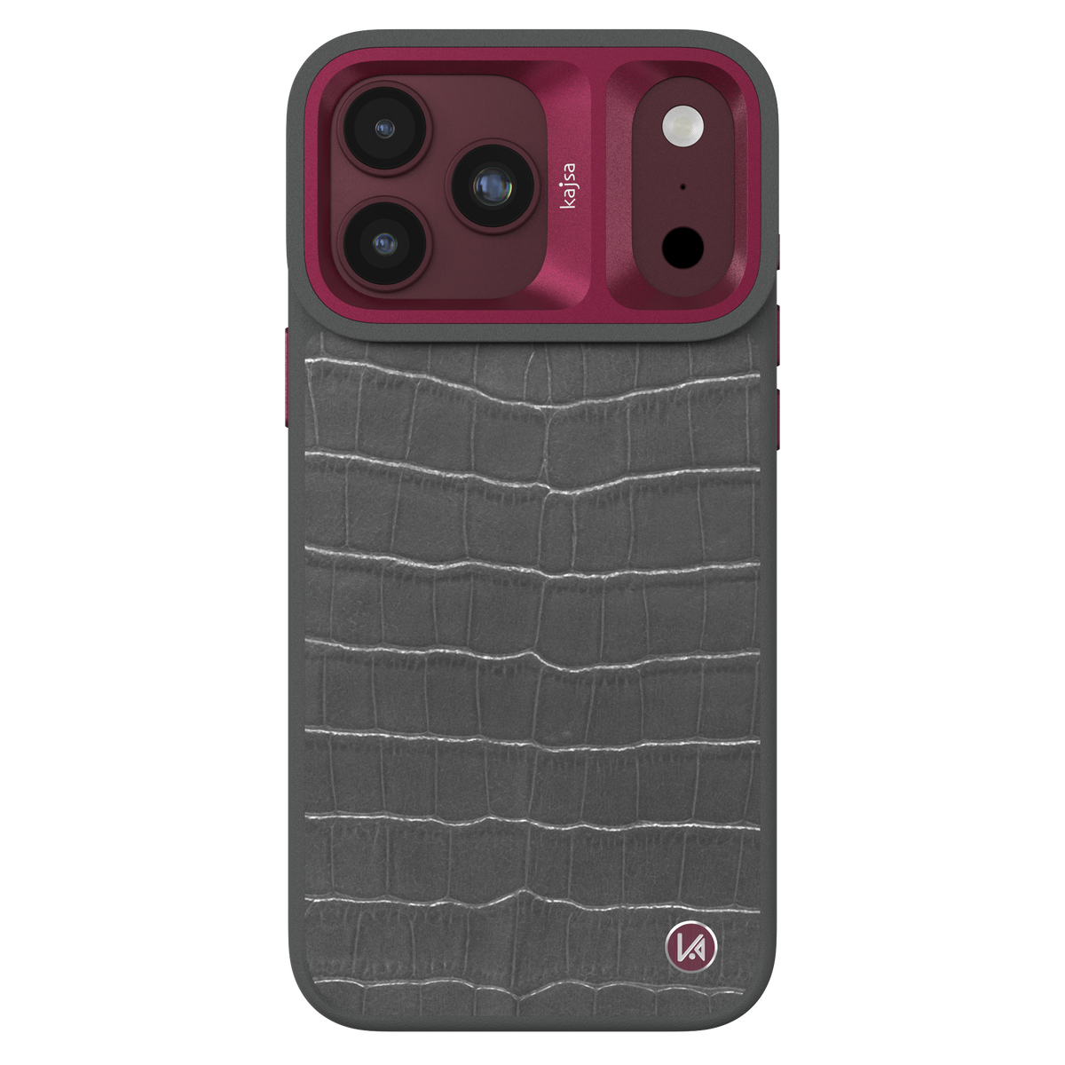 Neo Classic Collection - Genuine Croco Pattern Leather Back Case for iPhone 18 (MagSafe Compatible)