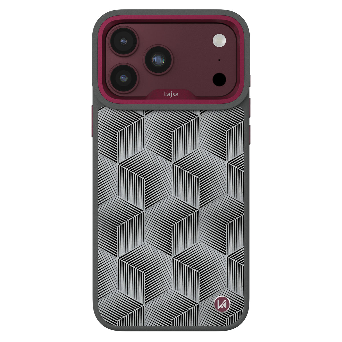 Splendid Series Collection - 3D Cube Pattern Back Case for iPhone 18 (MagSafe Compatible)
