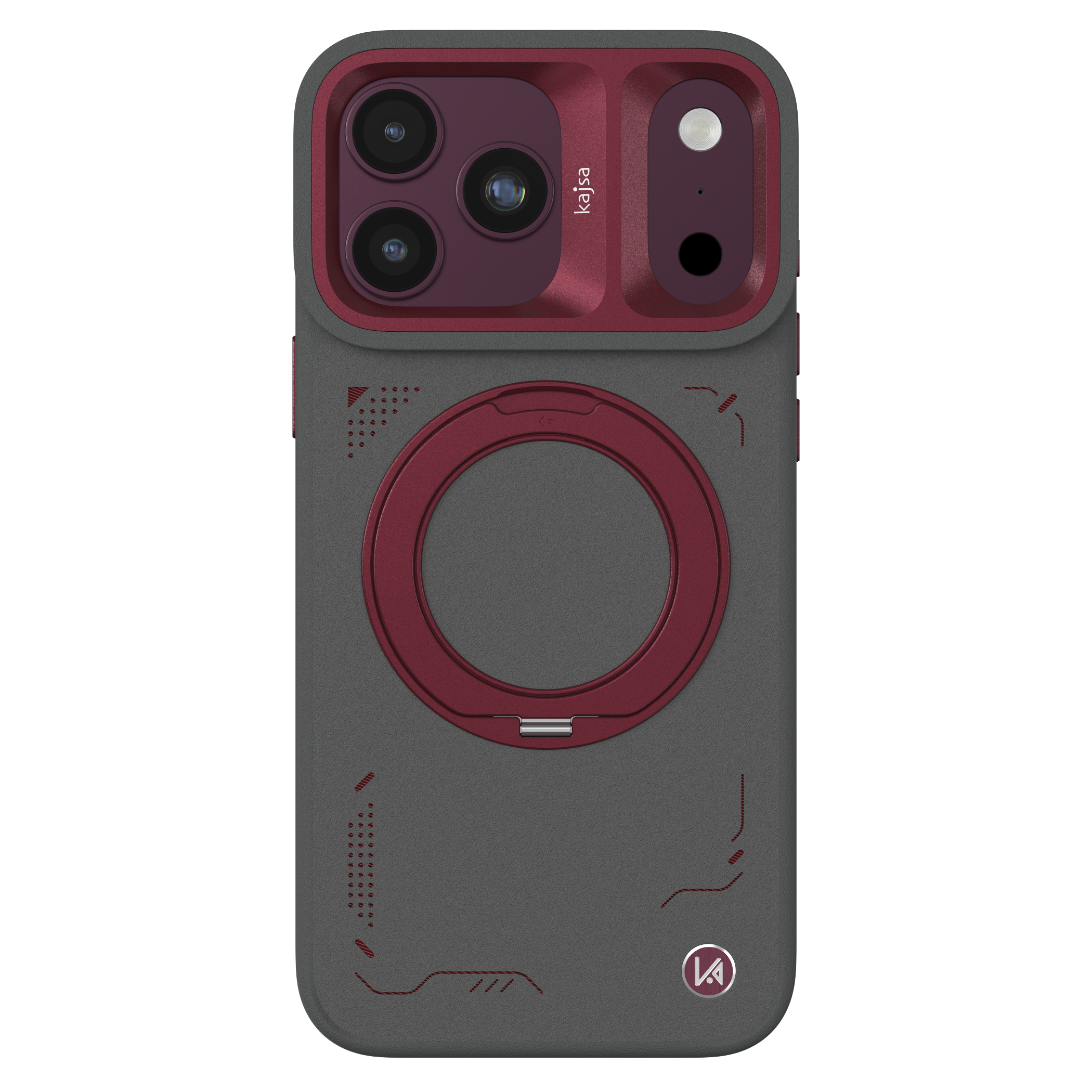 GeoRing Collection - Circuit Back Case for iPhone 18 (MagSafe Compatible)