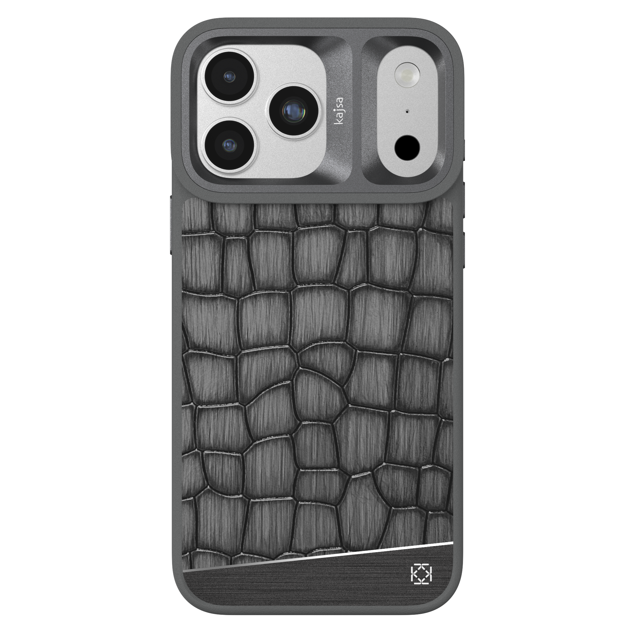 Glamorous Collection - Metallic Croco 2 Back Case for iPhone 17 (MagSafe Compatible)