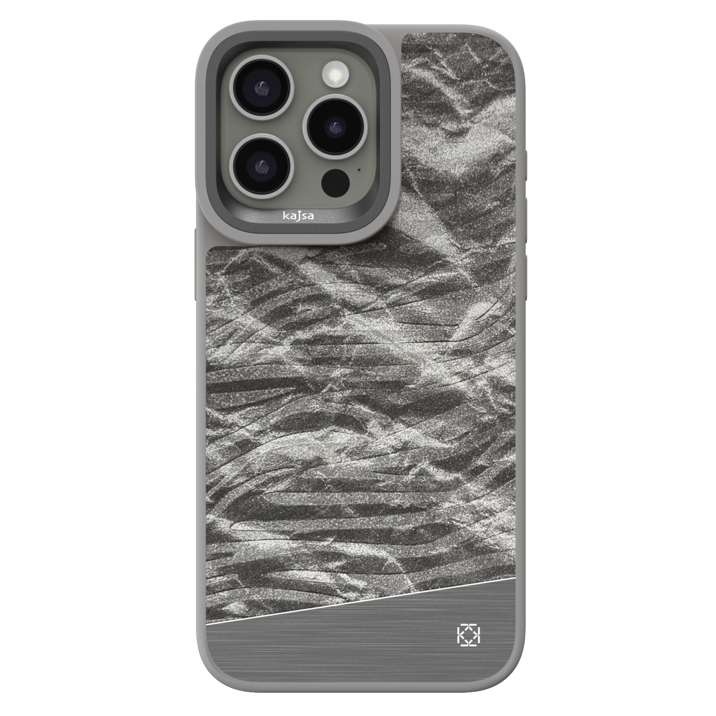 Glamorous Collection - Titanium Aquatic Back Case for iPhone 15