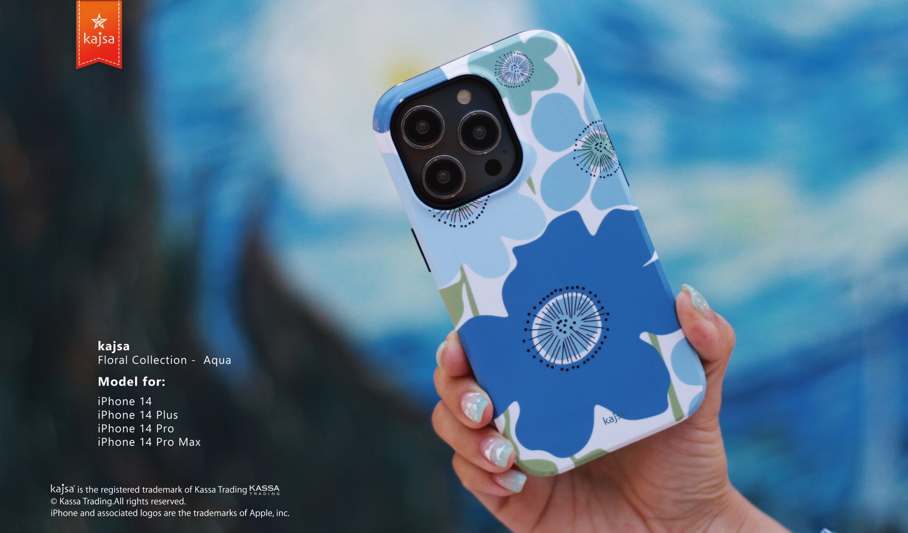 Floral Collection - Aqua Back Base for iPhone 14 (AB8)-Phone Case- phone case - phone cases- phone cover- iphone cover- iphone case- iphone cases- leather case- leather cases- DIYCASE - custom case - leather cover - hand strap case - croco pattern case - snake pattern case - carbon fiber phone case - phone case brand - unique phone case - high quality - phone case brand - protective case - buy phone case hong kong - online buy phone case - iphone手機殼 - 客製化手機殼 - samsung 手機殼 - 香港手機殼 - 買電話殼