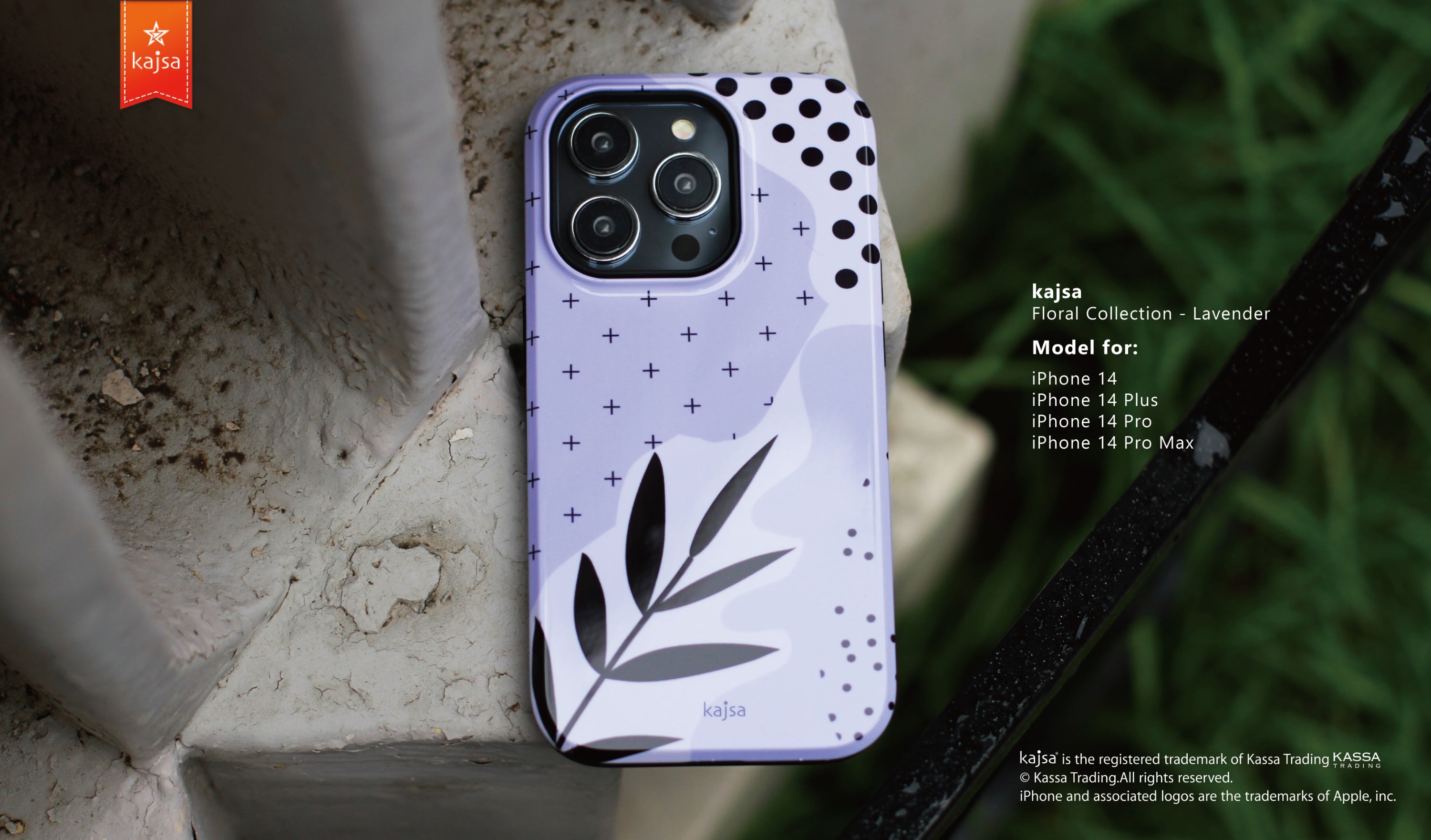 Floral Collection - Lavender Back Case for iPhone 14 (LV8)-Phone Case- phone case - phone cases- phone cover- iphone cover- iphone case- iphone cases- leather case- leather cases- DIYCASE - custom case - leather cover - hand strap case - croco pattern case - snake pattern case - carbon fiber phone case - phone case brand - unique phone case - high quality - phone case brand - protective case - buy phone case hong kong - online buy phone case - iphone手機殼 - 客製化手機殼 - samsung 手機殼 - 香港手機殼 - 買電話殼