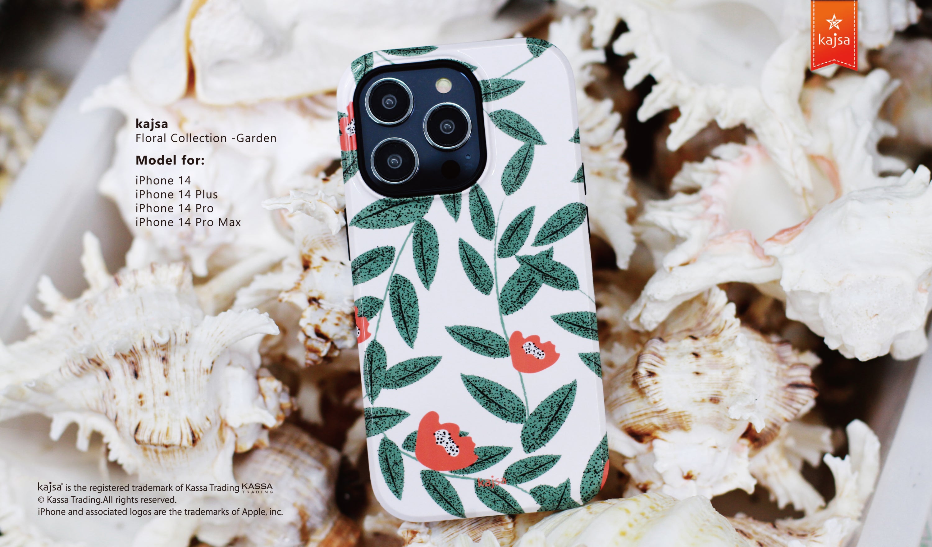 Floral Collection - Garden Back Case for iPhone 14 (G5)-Phone Case- phone case - phone cases- phone cover- iphone cover- iphone case- iphone cases- leather case- leather cases- DIYCASE - custom case - leather cover - hand strap case - croco pattern case - snake pattern case - carbon fiber phone case - phone case brand - unique phone case - high quality - phone case brand - protective case - buy phone case hong kong - online buy phone case - iphone手機殼 - 客製化手機殼 - samsung 手機殼 - 香港手機殼 - 買電話殼