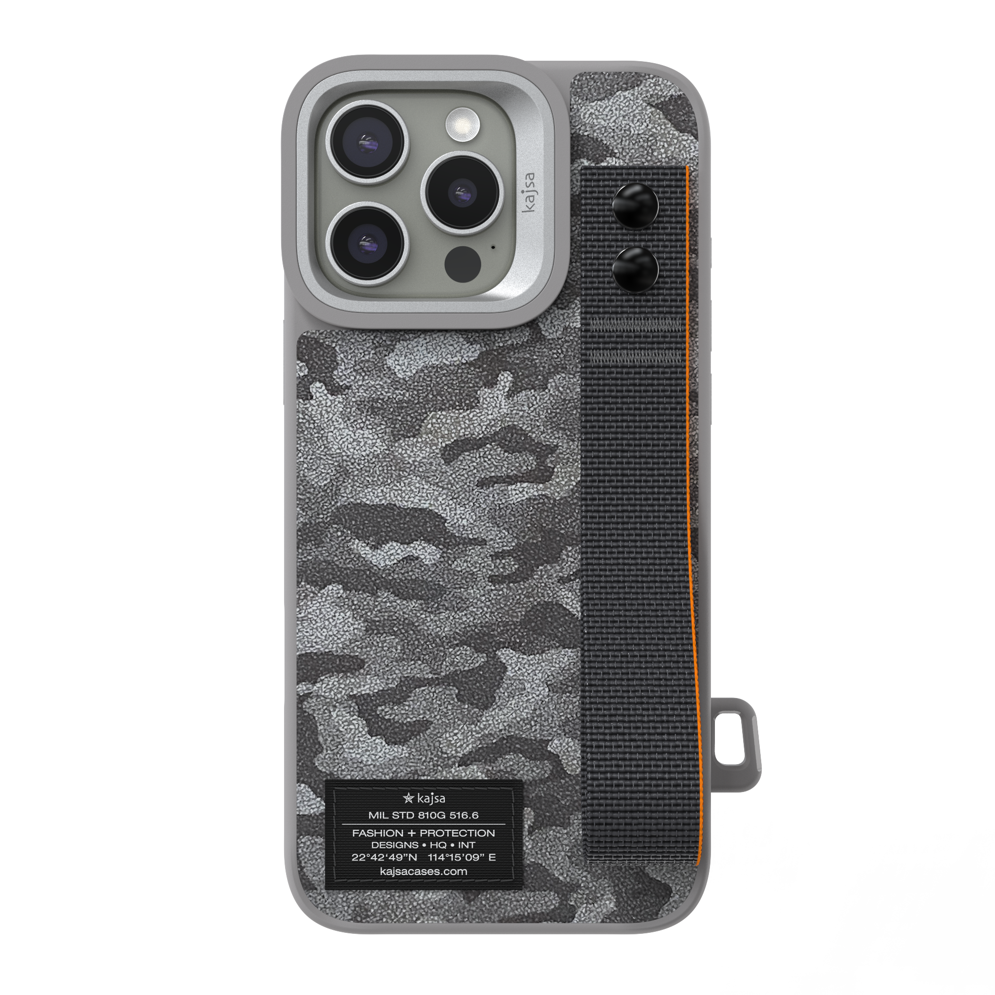 Outdoor Collection - Shimmer Camo Straps Back Case for iPhone 16 (MagSafe Compatible)