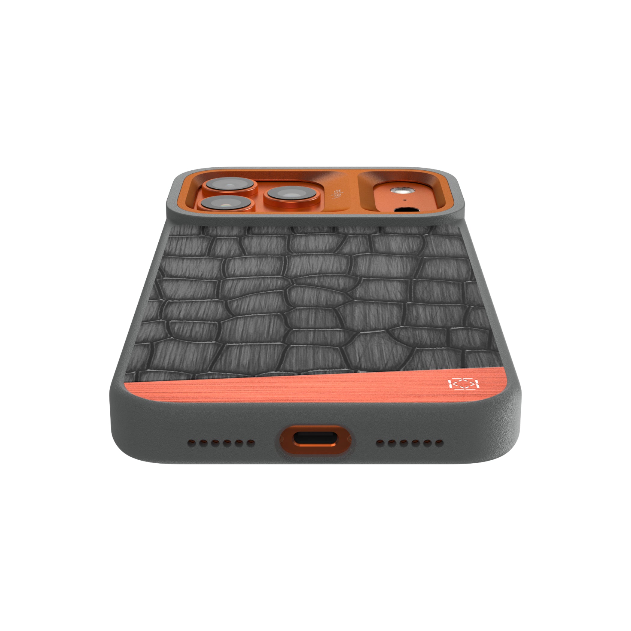 Glamorous Collection - Metallic Croco 2 Back Case for iPhone 17 (MagSafe Compatible)