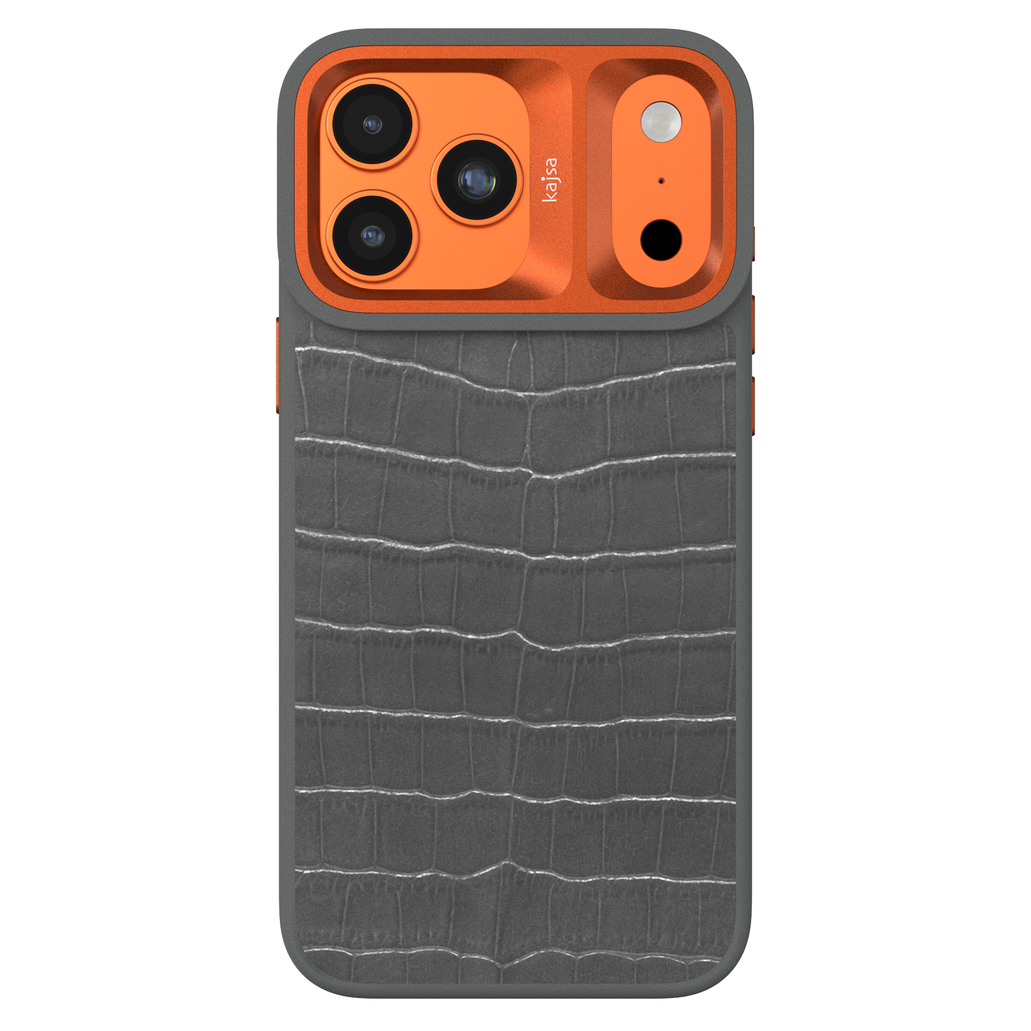 Neo Classic Collection - Genuine Croco Pattern Leather Back Case for iPhone 17 (MagSafe Compatible)