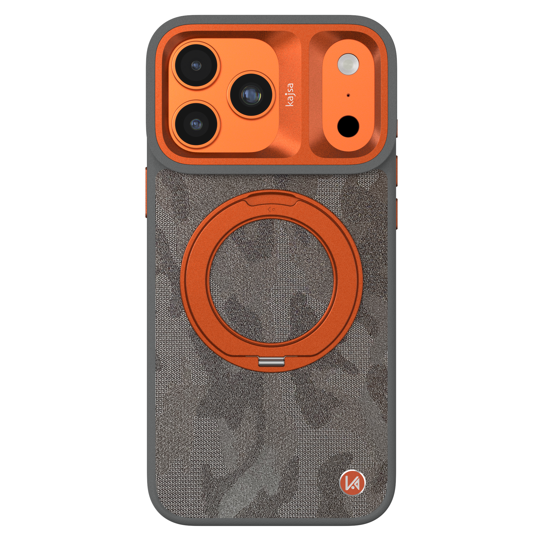 GeoRing Collection - Camo Satin Back Case for iPhone 17 (MagSafe Compatible)