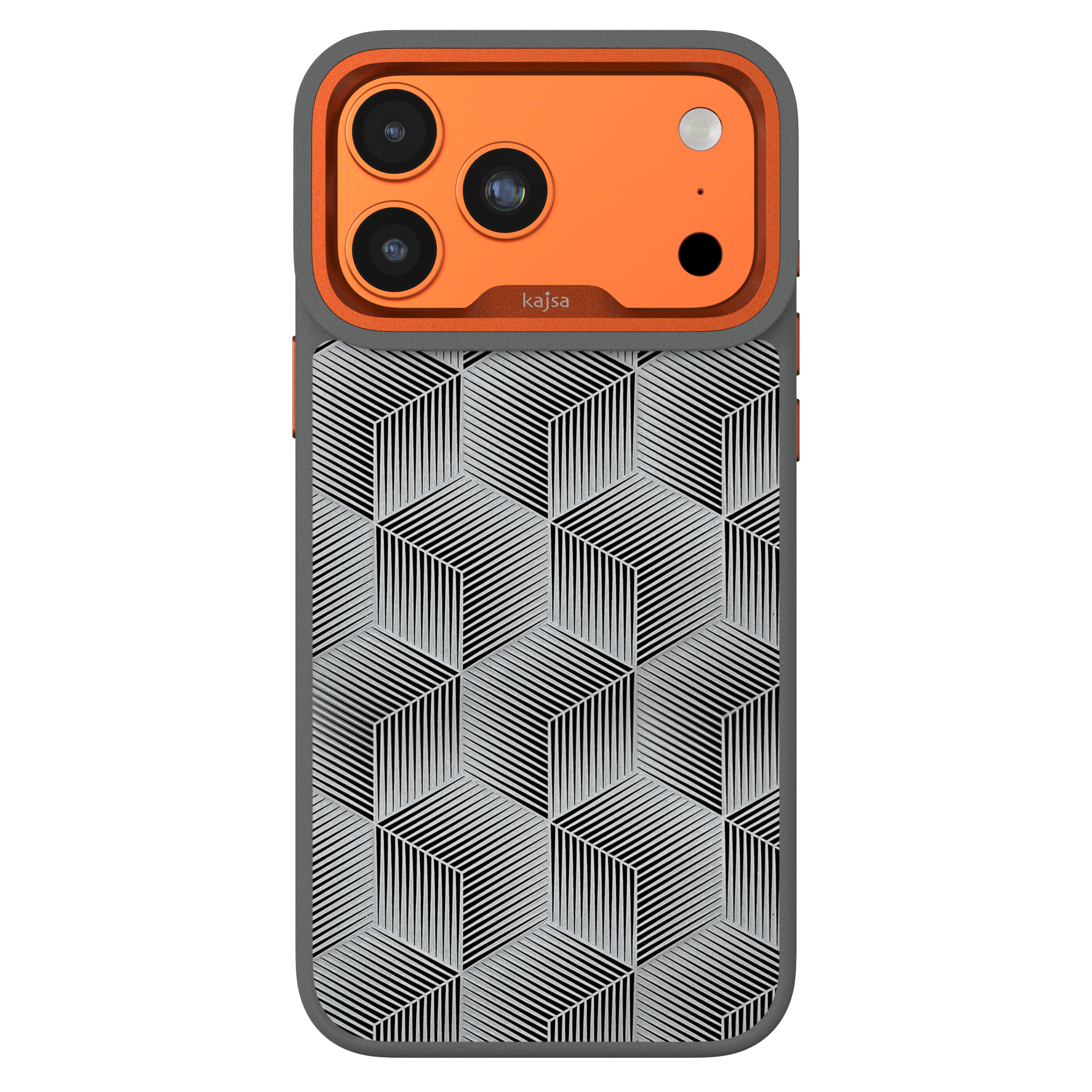 Splendid Series Collection - 3D Cube Pattern Back Case for iPhone 17 (MagSafe Compatible)
