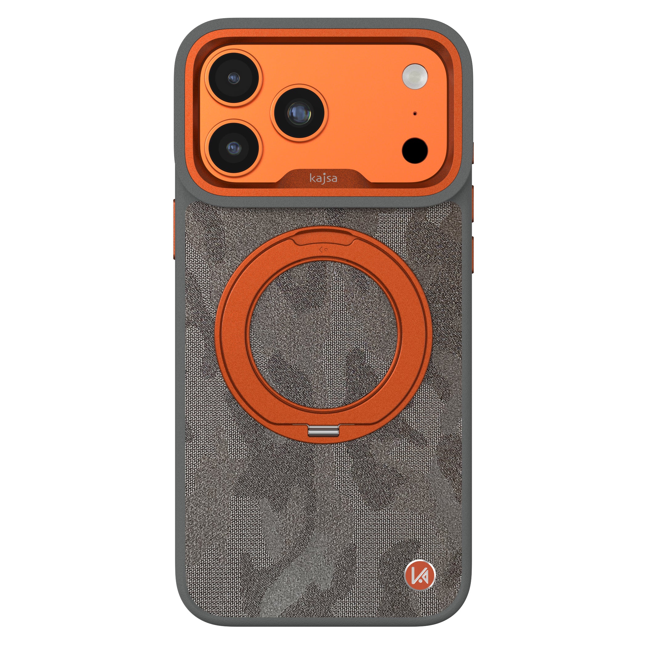 GeoRing Collection - Camo Satin Back Case for iPhone 17 (MagSafe Compatible)