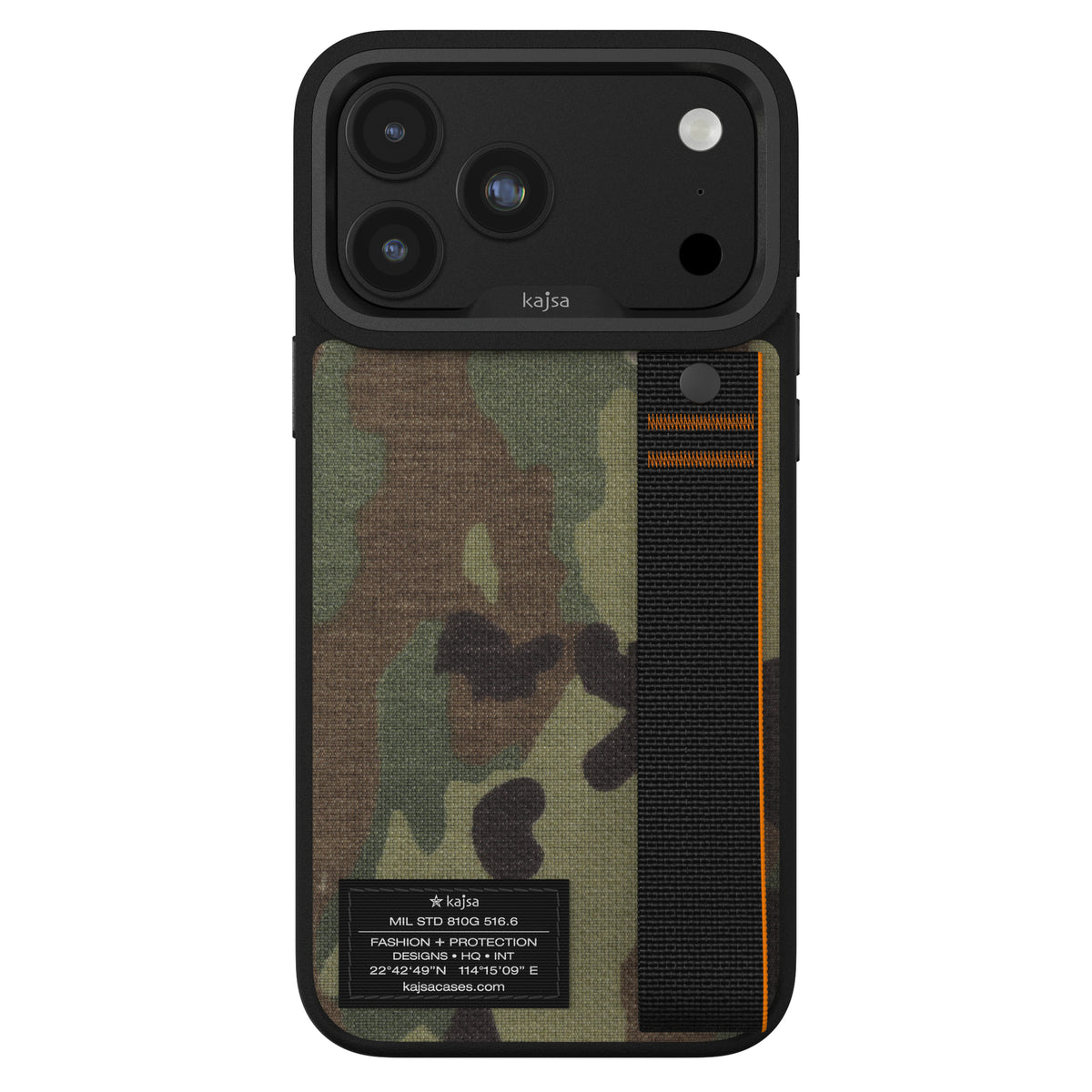 Military Collection - Straps Back Case for iPhone 18 (MagSafe Compatible)